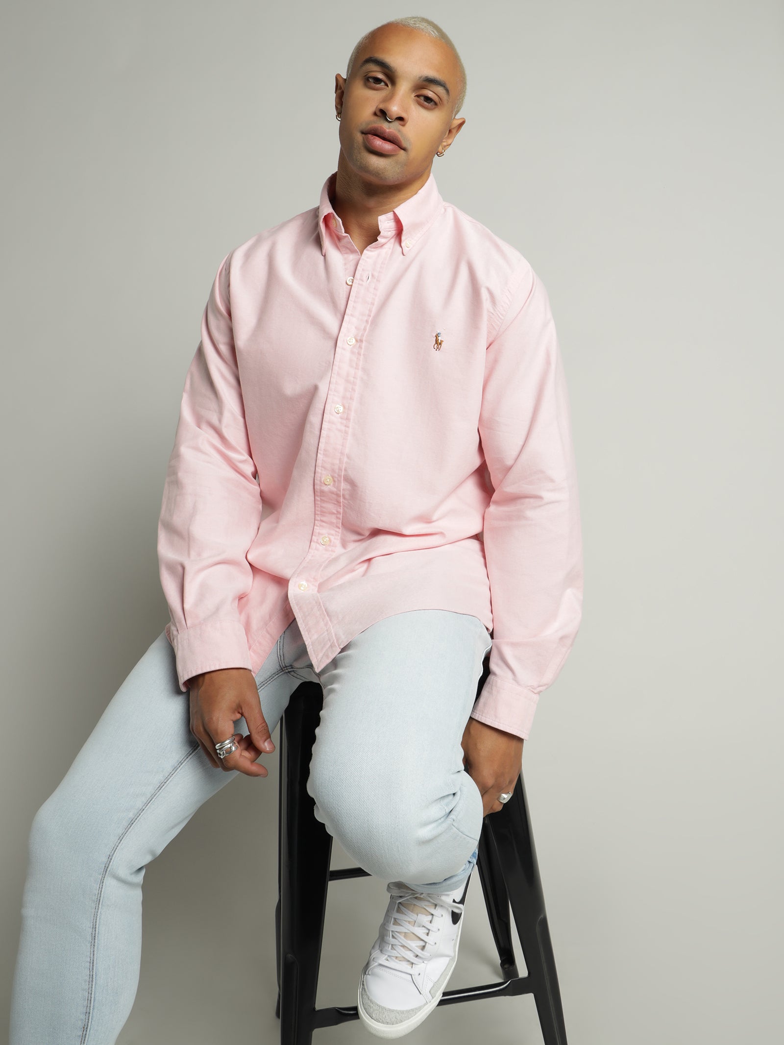 Long Sleeve Cotton Sport Shirt