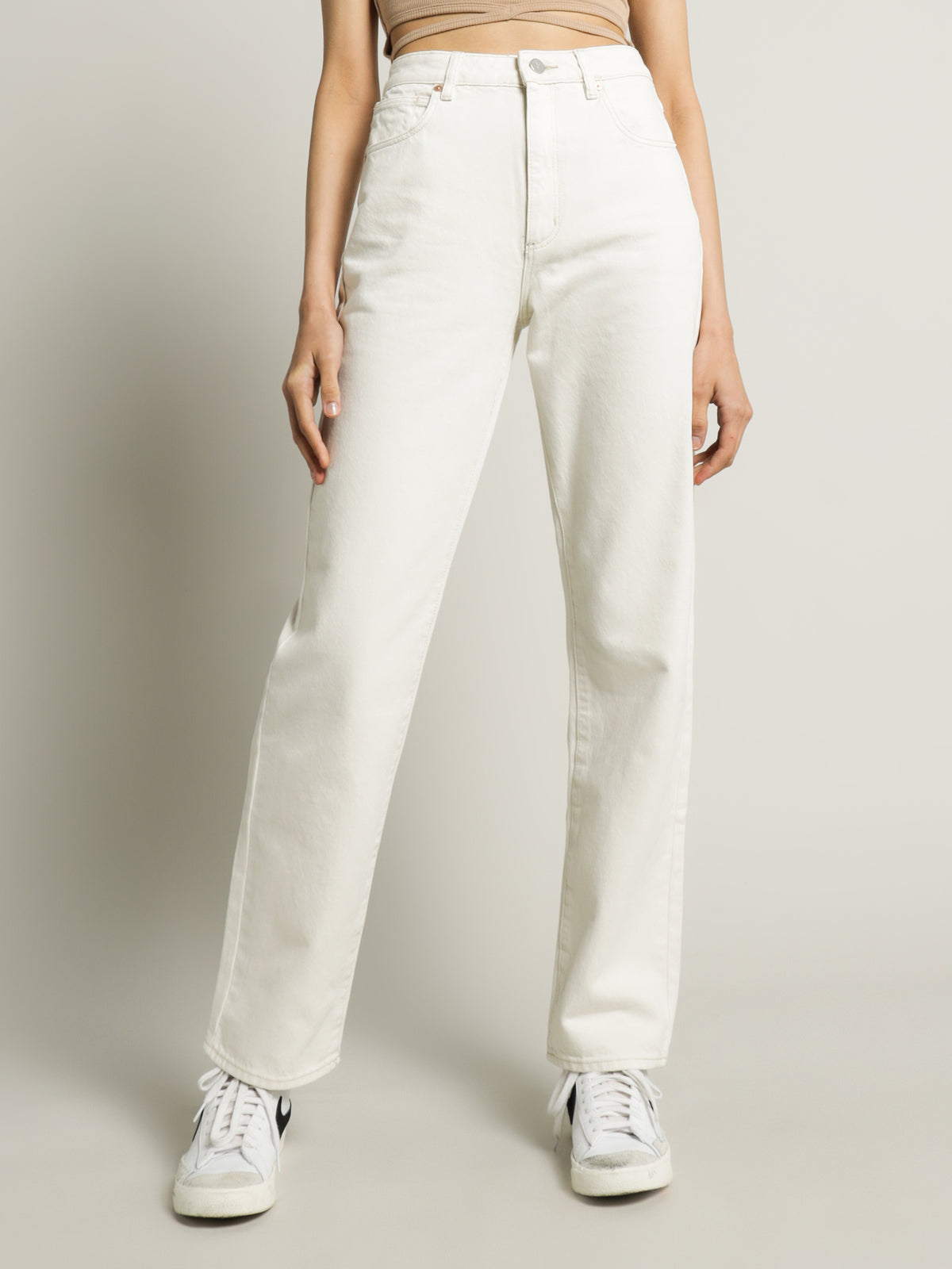 Abrand 94 High Rise Slim Leg  Jeans | Stone Whit