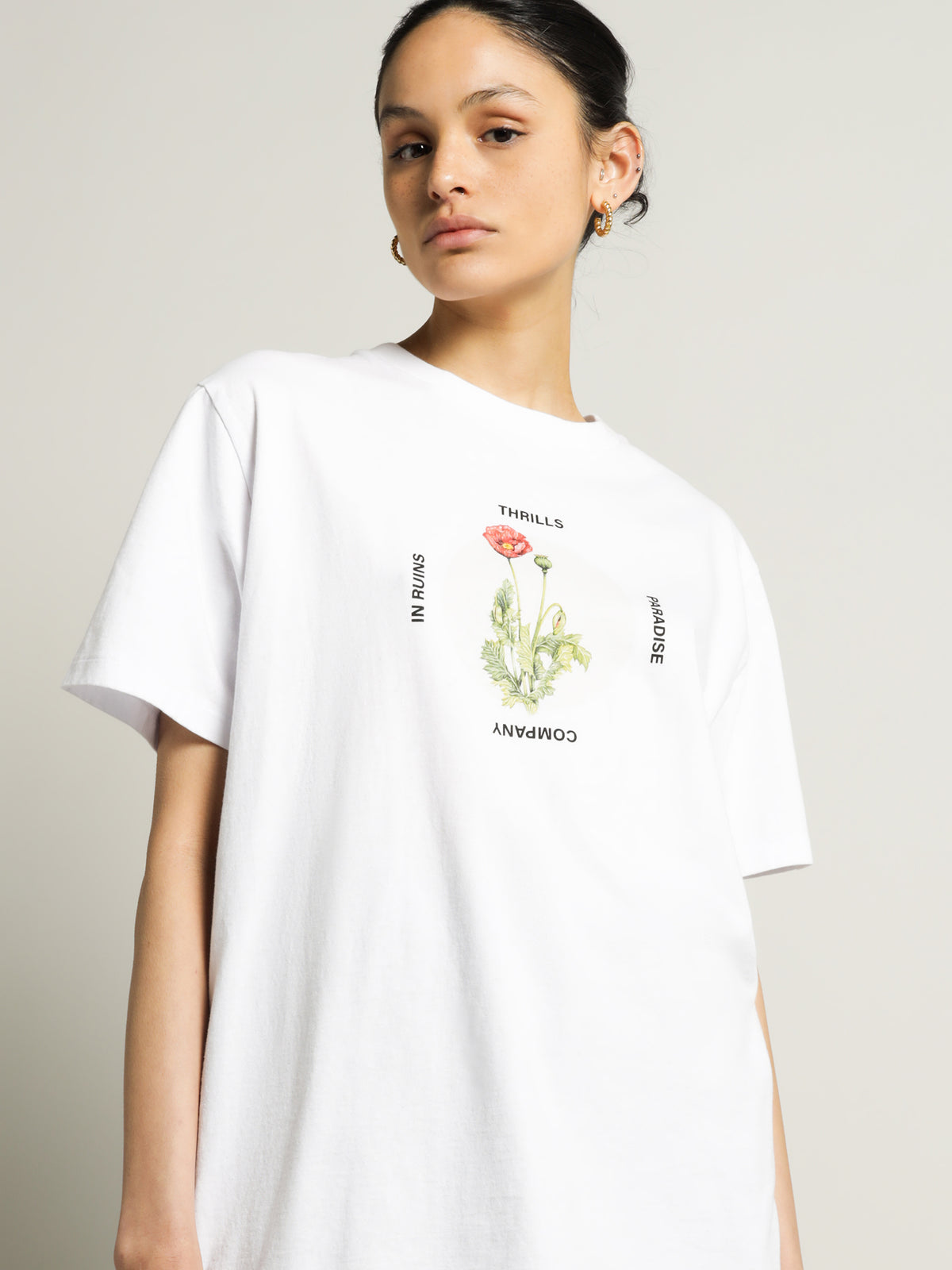 Thrills Modern Lover Merch Fit T-Shirt | White