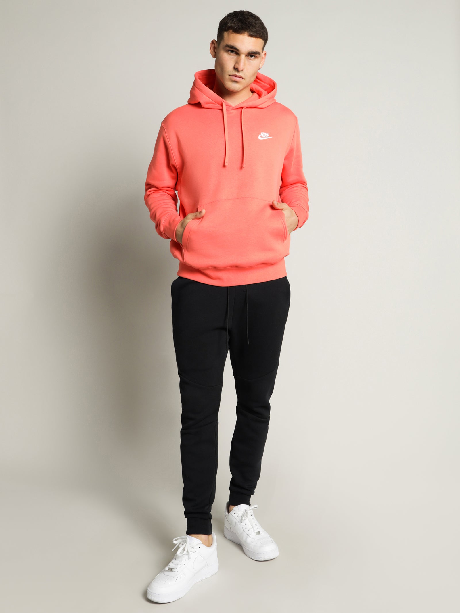 Nike NSW Club Hoodie Peach Glue Store