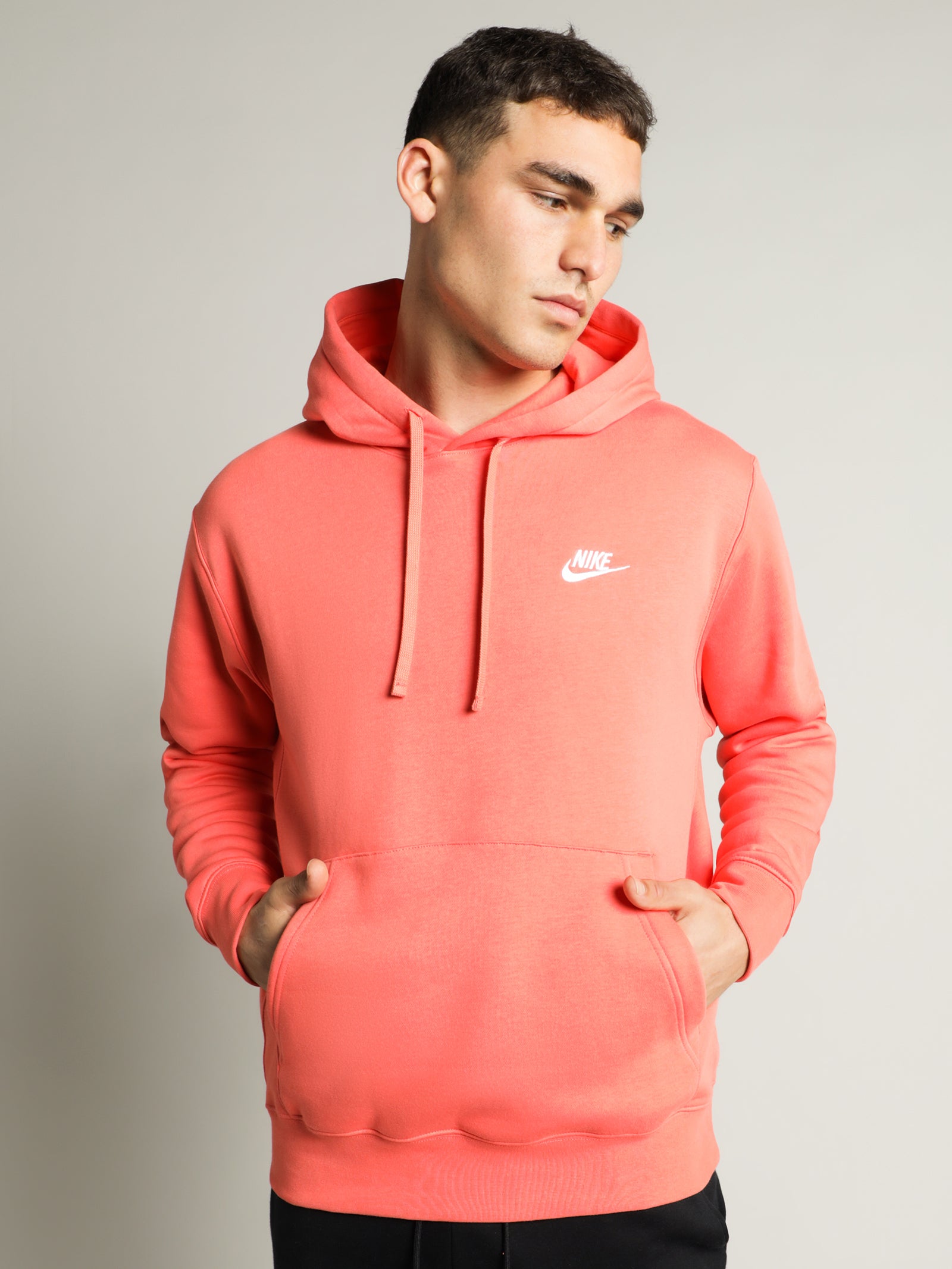 Nike Clothes Nike Nsw Club Hoodie Pullover Nike NSW Club Monogram