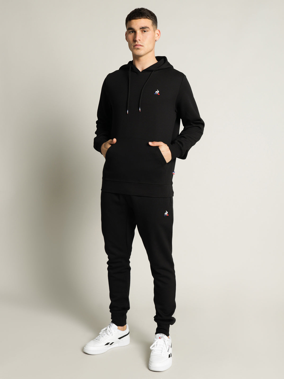 Le Coq Sportif Essential Hoodie | Black