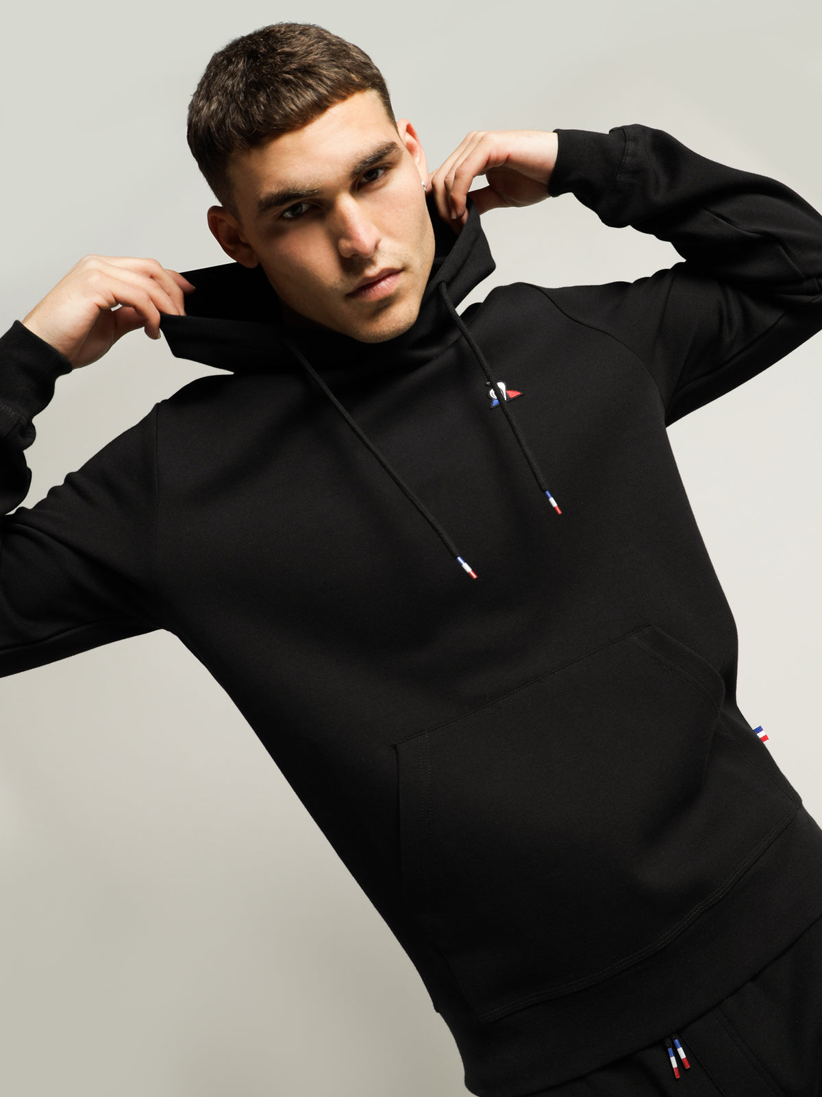 Le Coq Sportif Essential Hoodie | Black