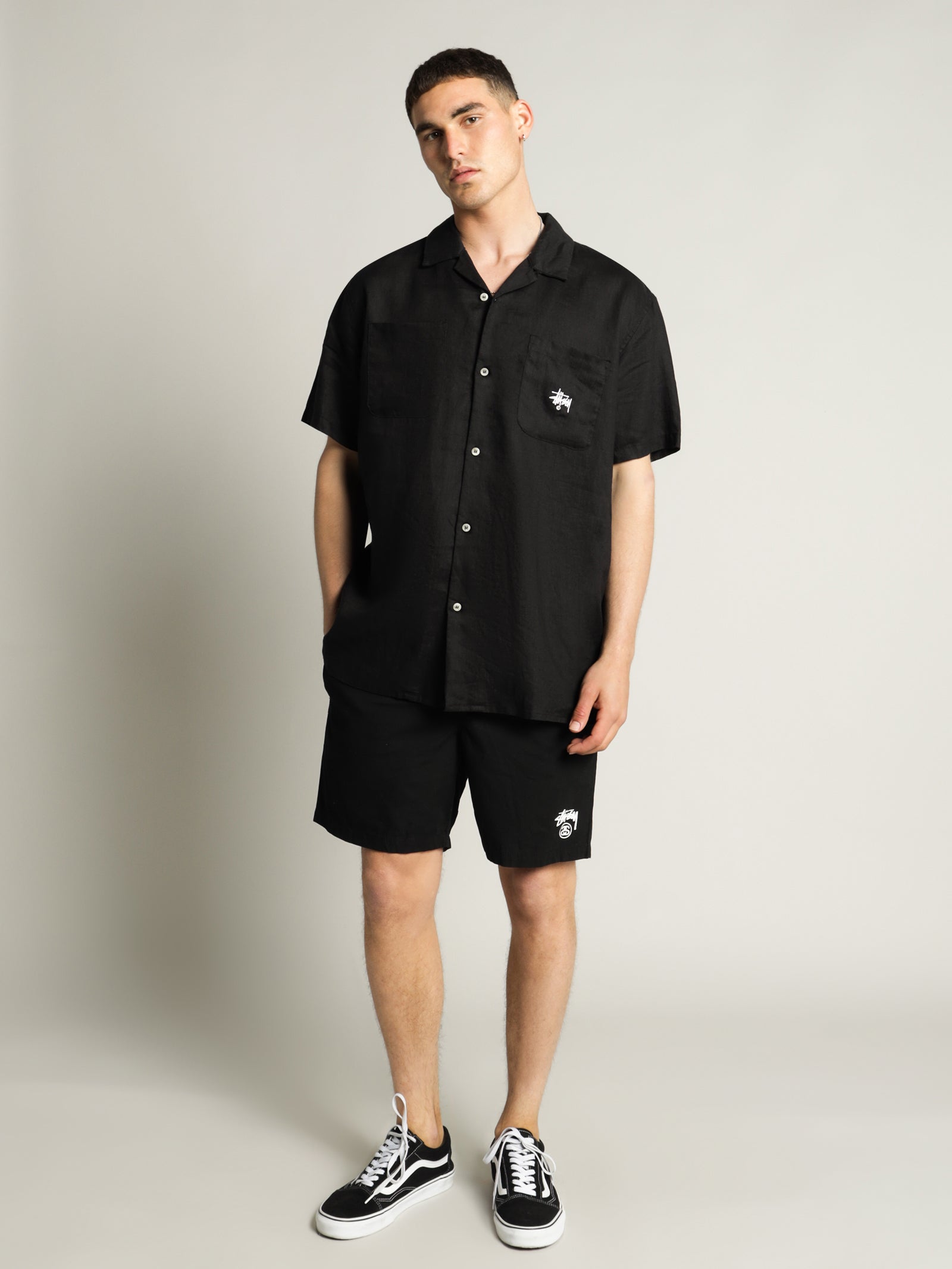 Short Sleeve Linen Shirt