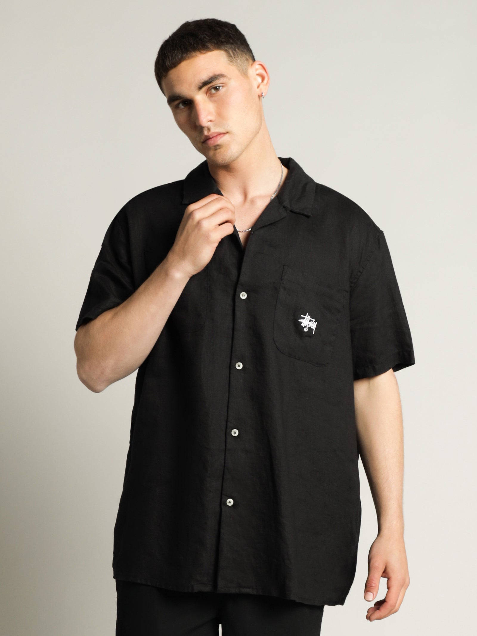 Short Sleeve Linen Shirt