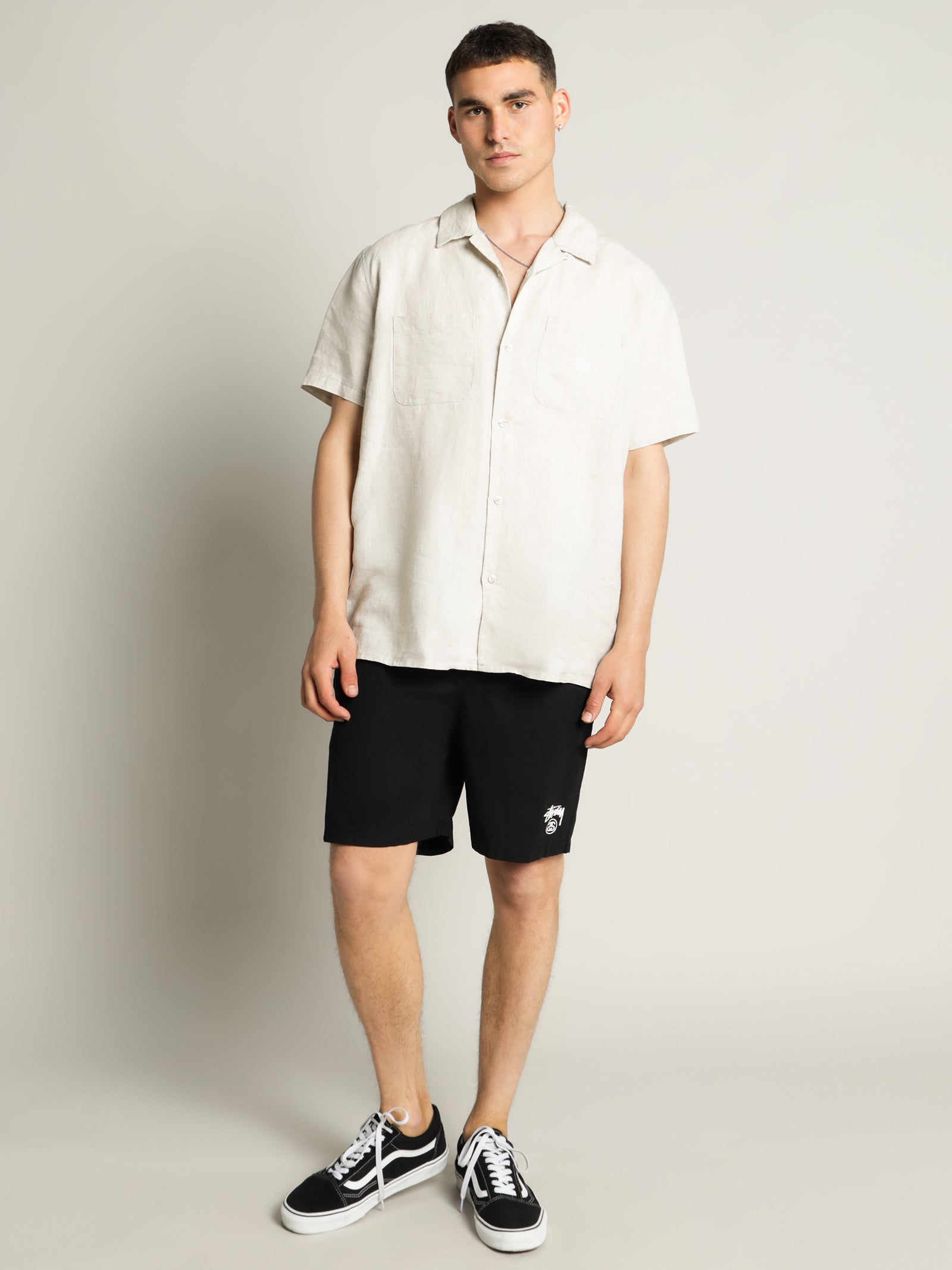 Short Sleeve Linen Shirt