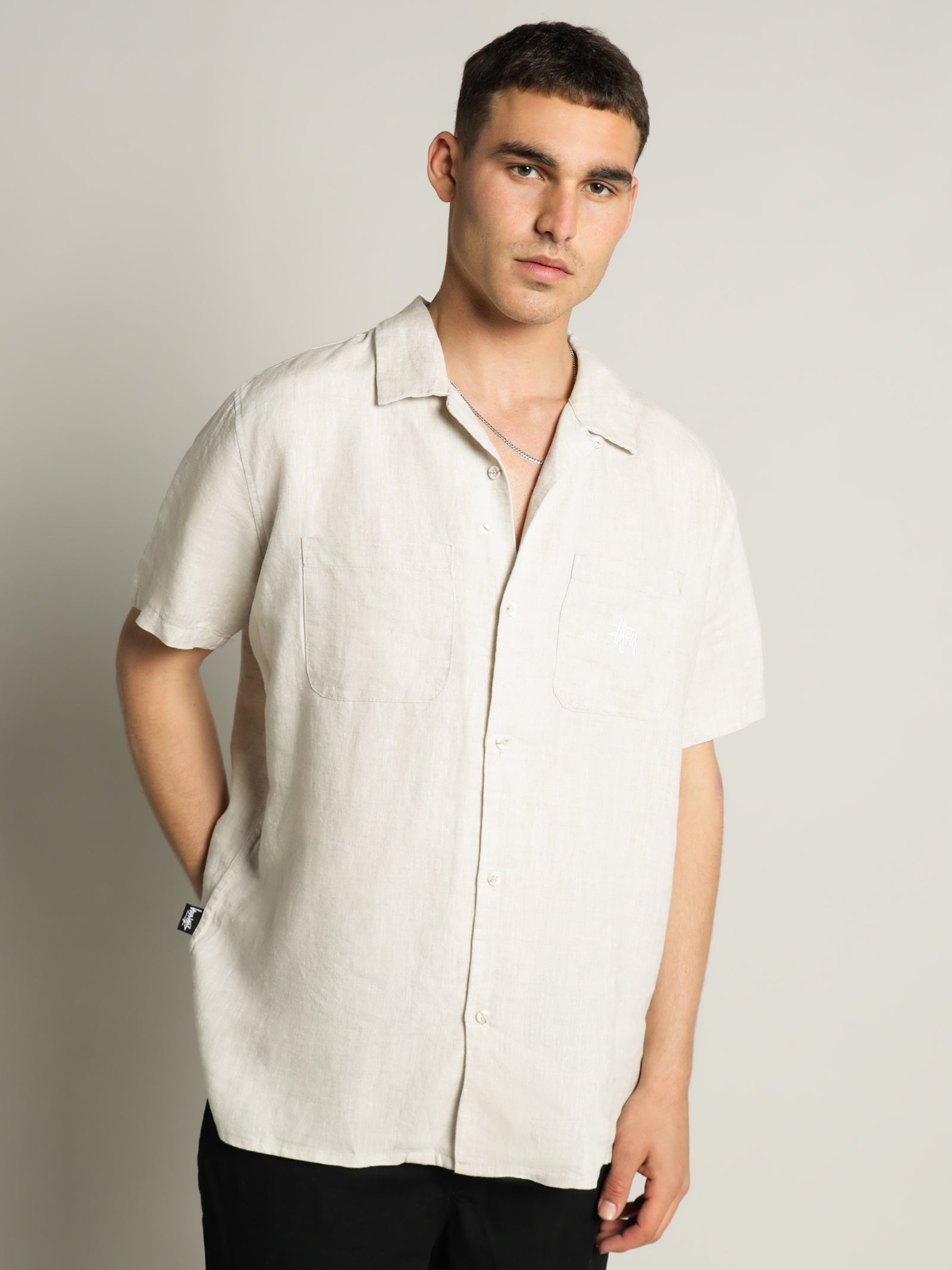 Short Sleeve Linen Shirt