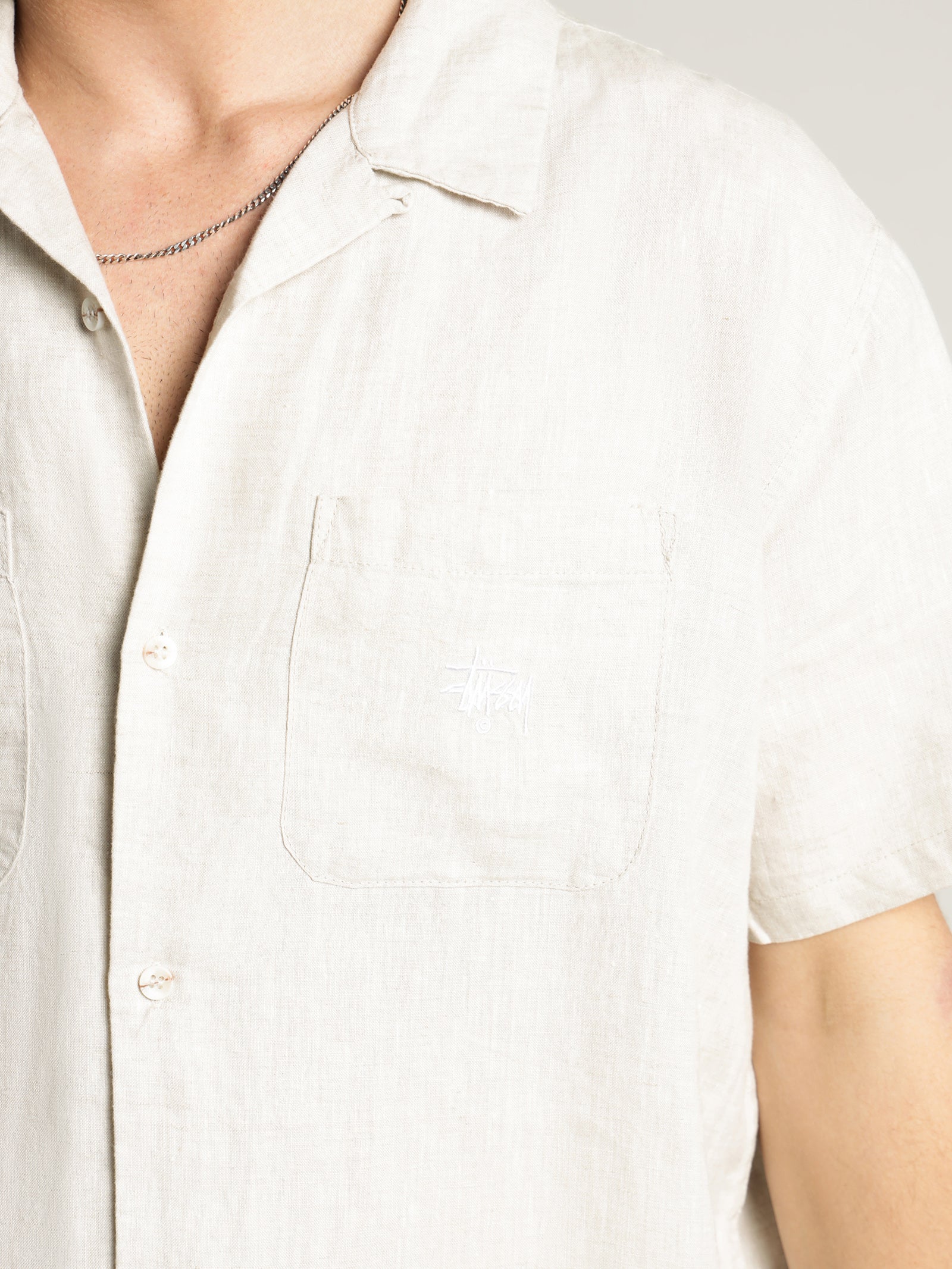 Short Sleeve Linen Shirt