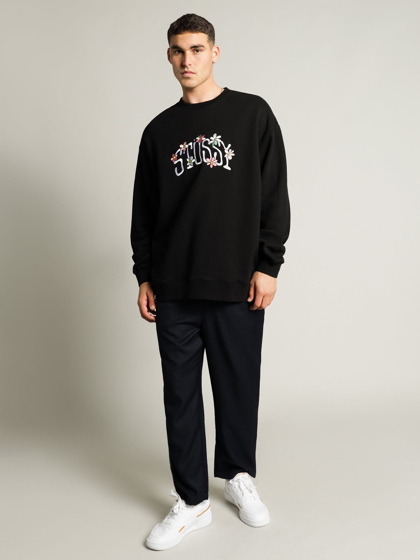 Flowers 50/50 Crew Sweater