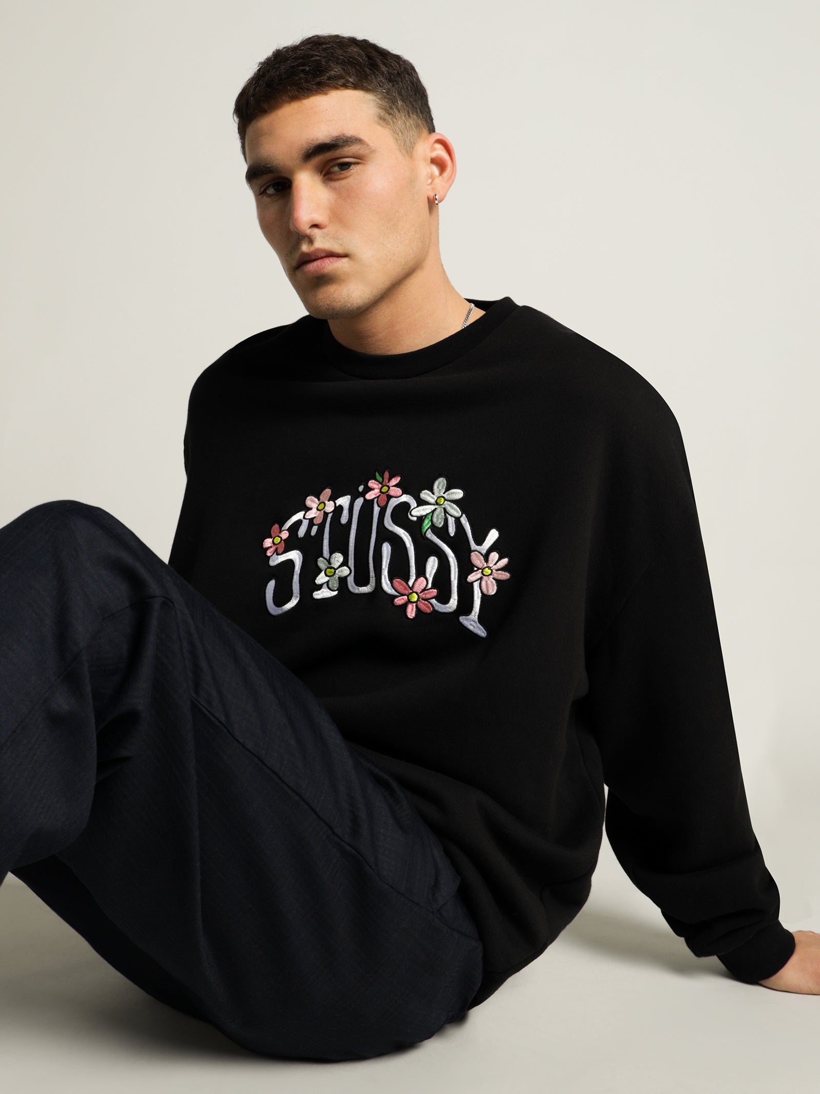 Flowers 50/50 Crew Sweater