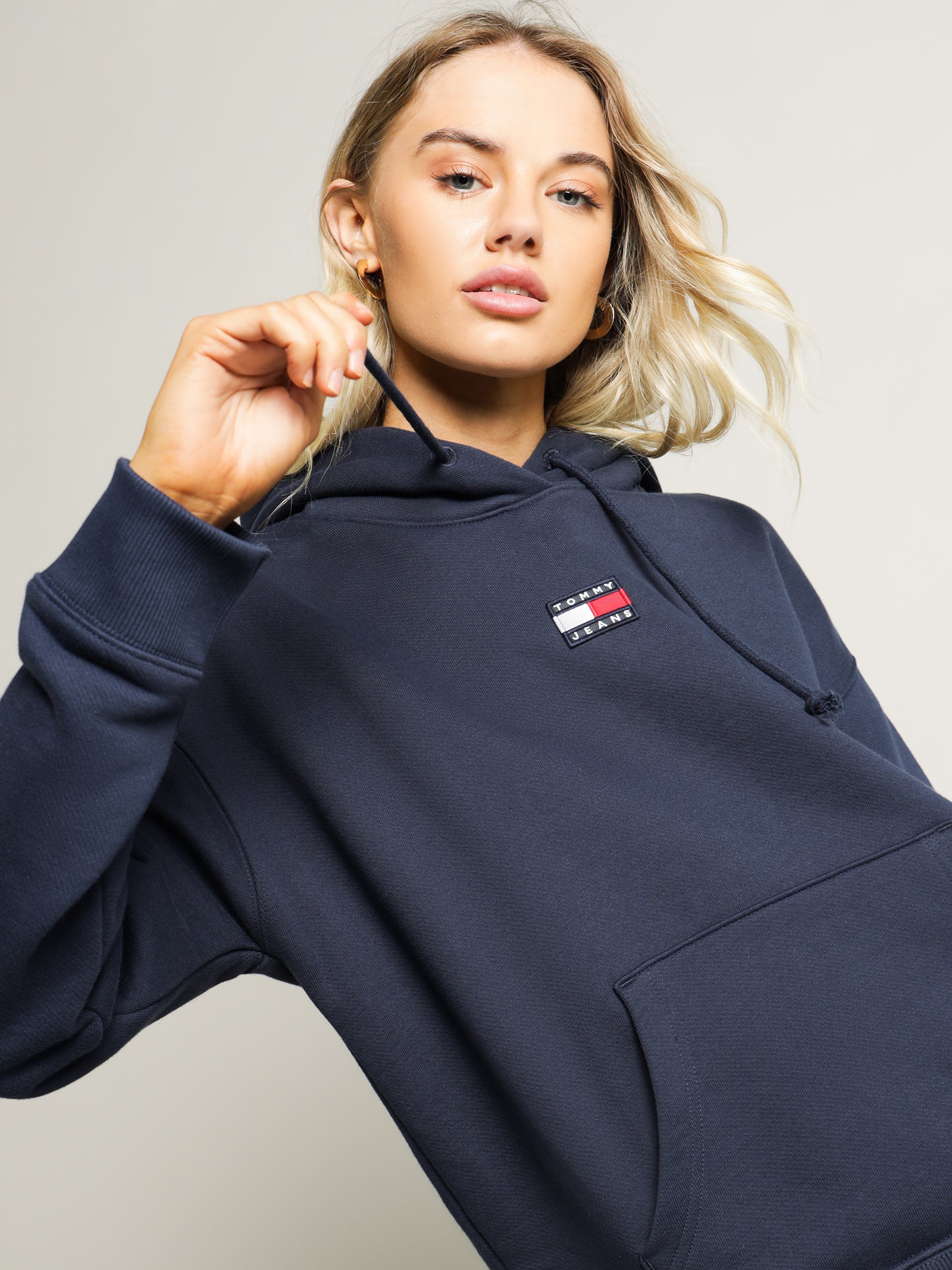 Tommy Centre Badge Hoodie