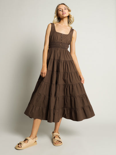 Fay Poplin Midi Dress