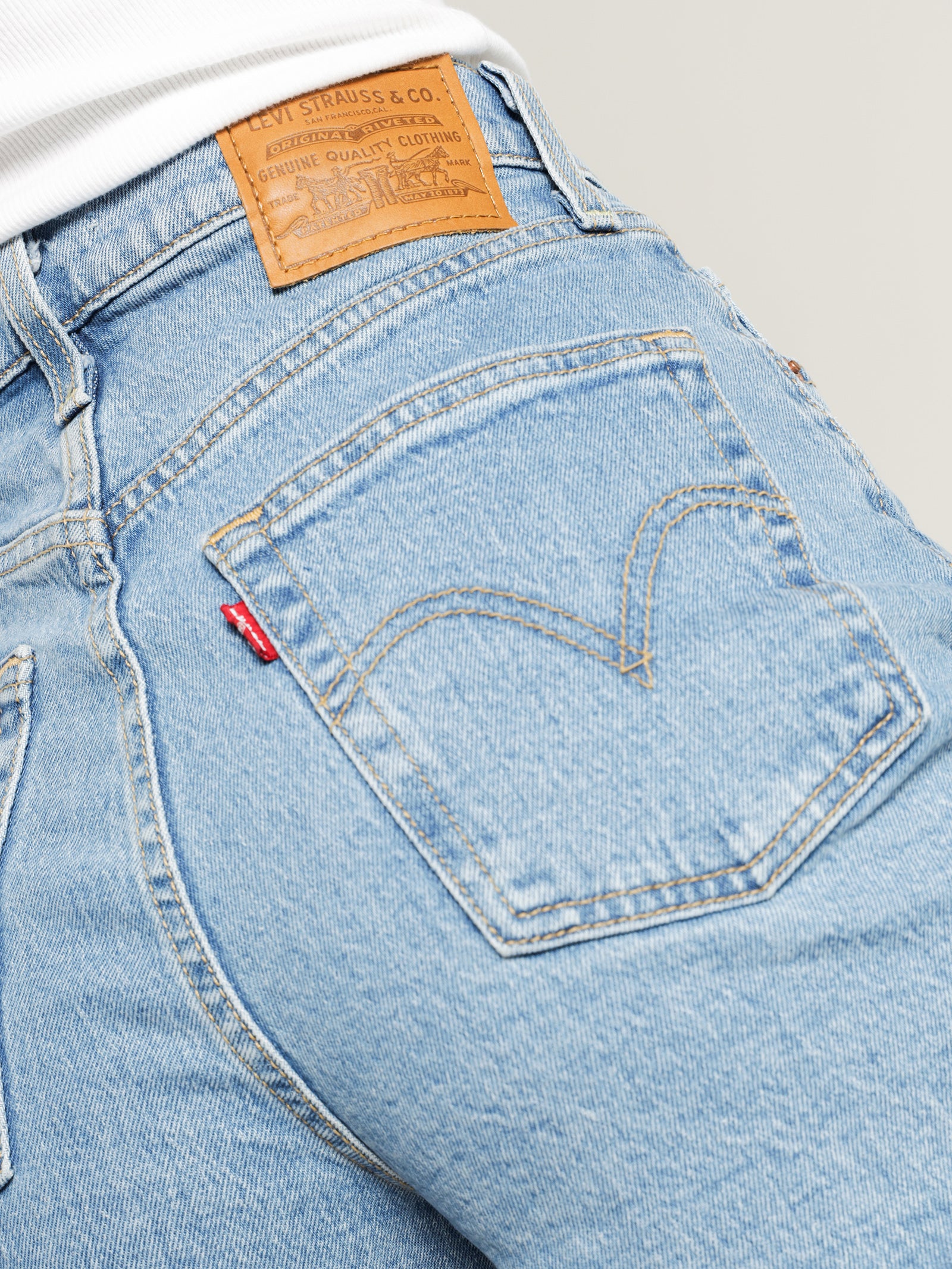 Ribcage Denim Shorts