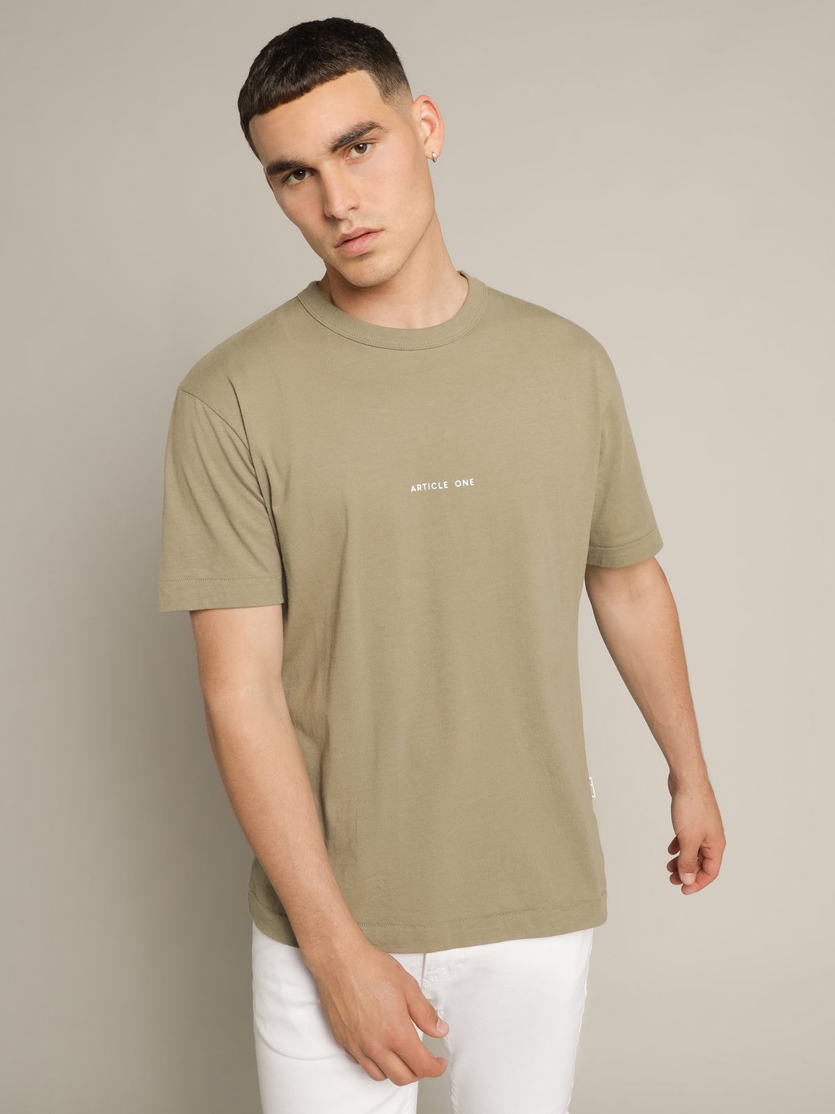 Article One Minimal Logo T-Shirt | Thistle
