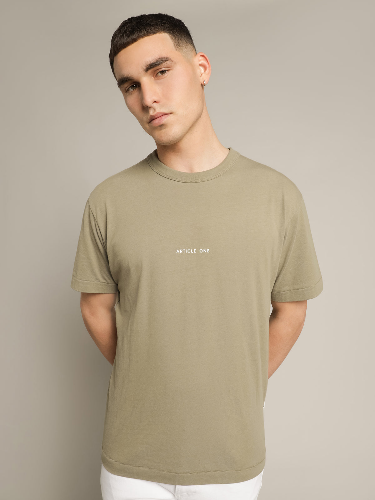 Article One Minimal Logo T-Shirt | Thistle