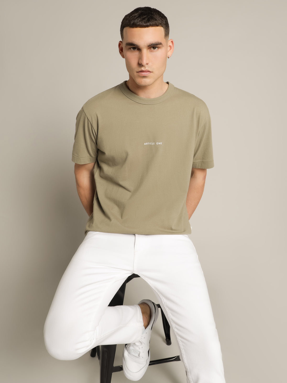 Article One Minimal Logo T-Shirt | Thistle