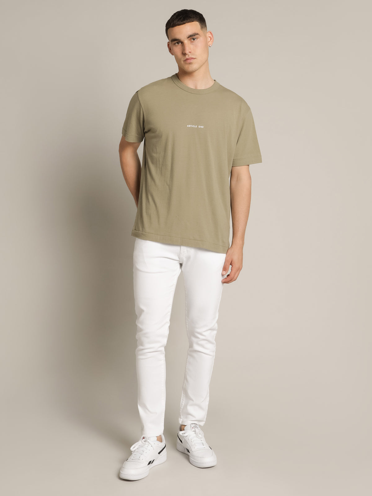 Article One Minimal Logo T-Shirt | Thistle