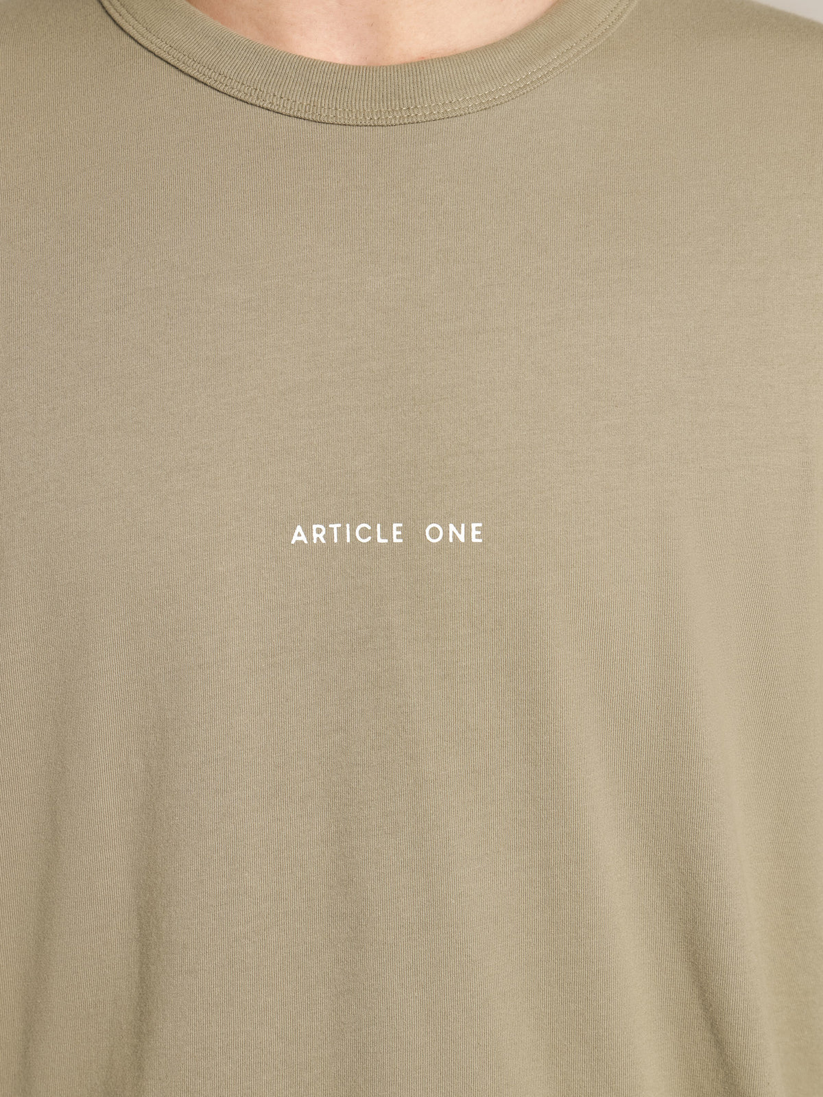 Article One Minimal Logo T-Shirt | Thistle