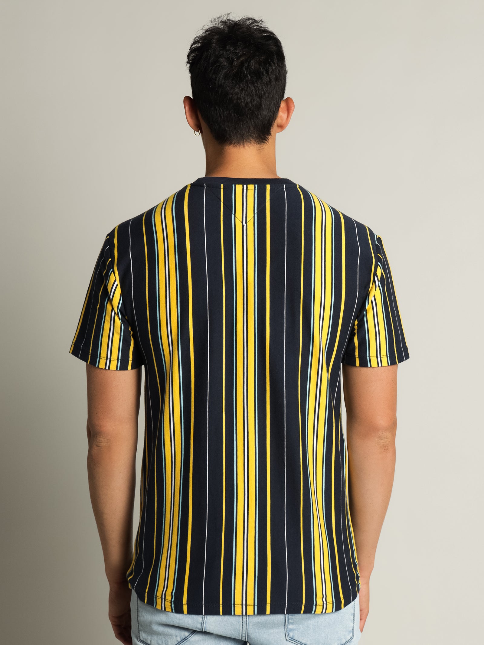 Tommy Badge Stripe T-Shirt