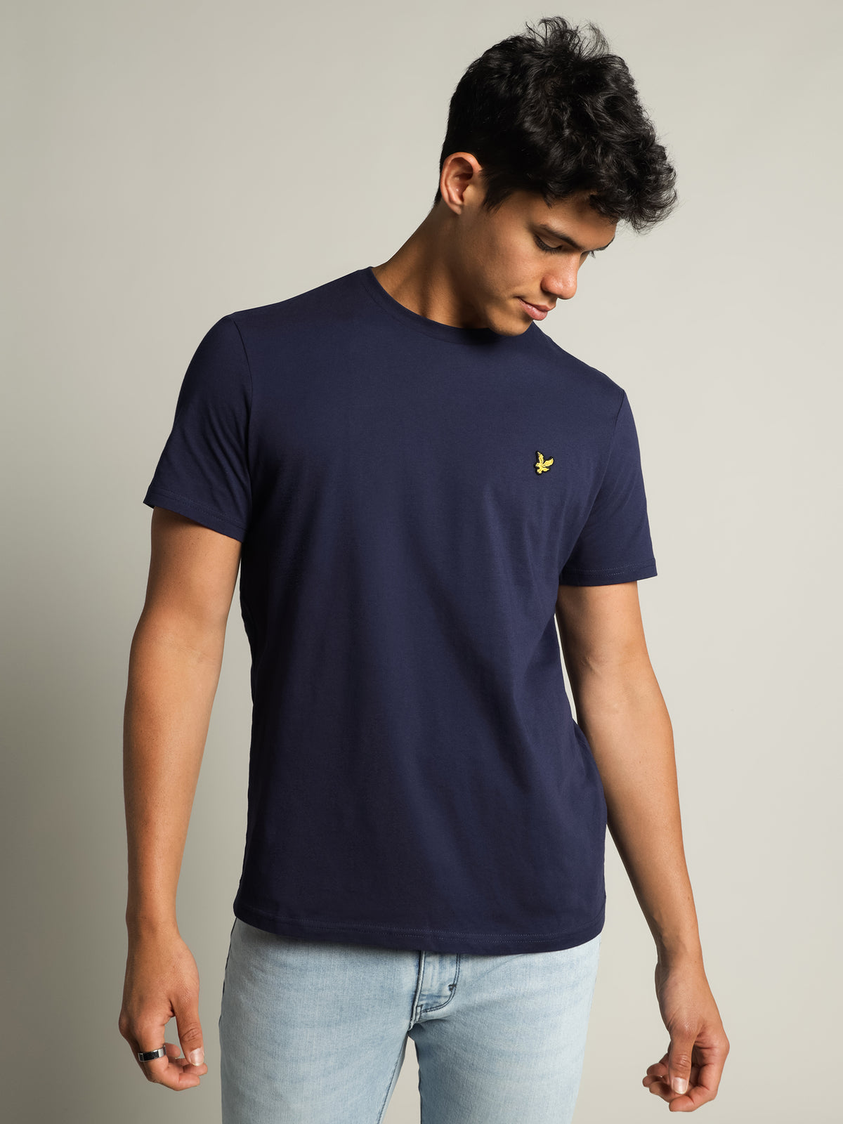 Plain T-Shirt in Navy