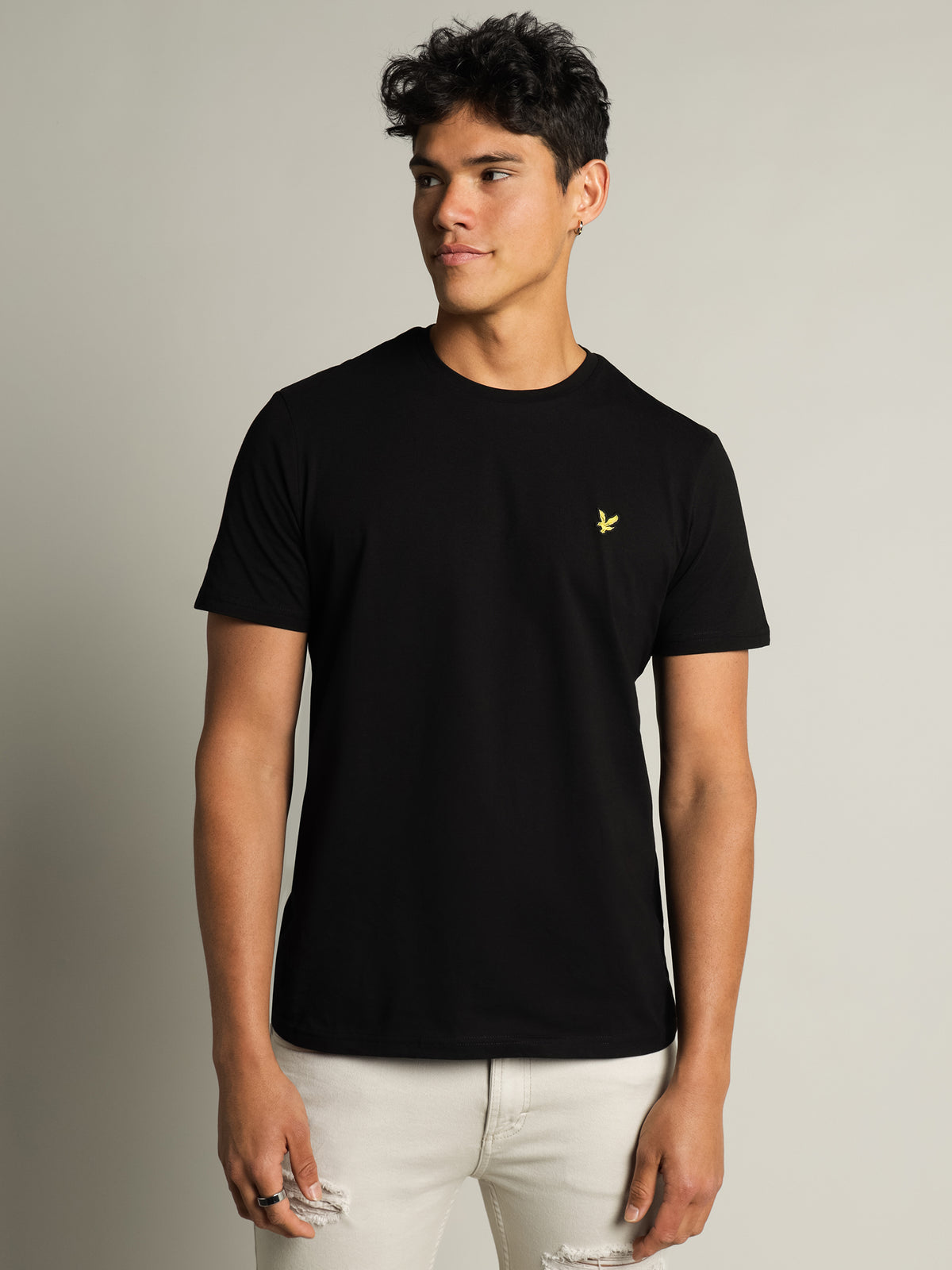 Plain T-Shirt in Black