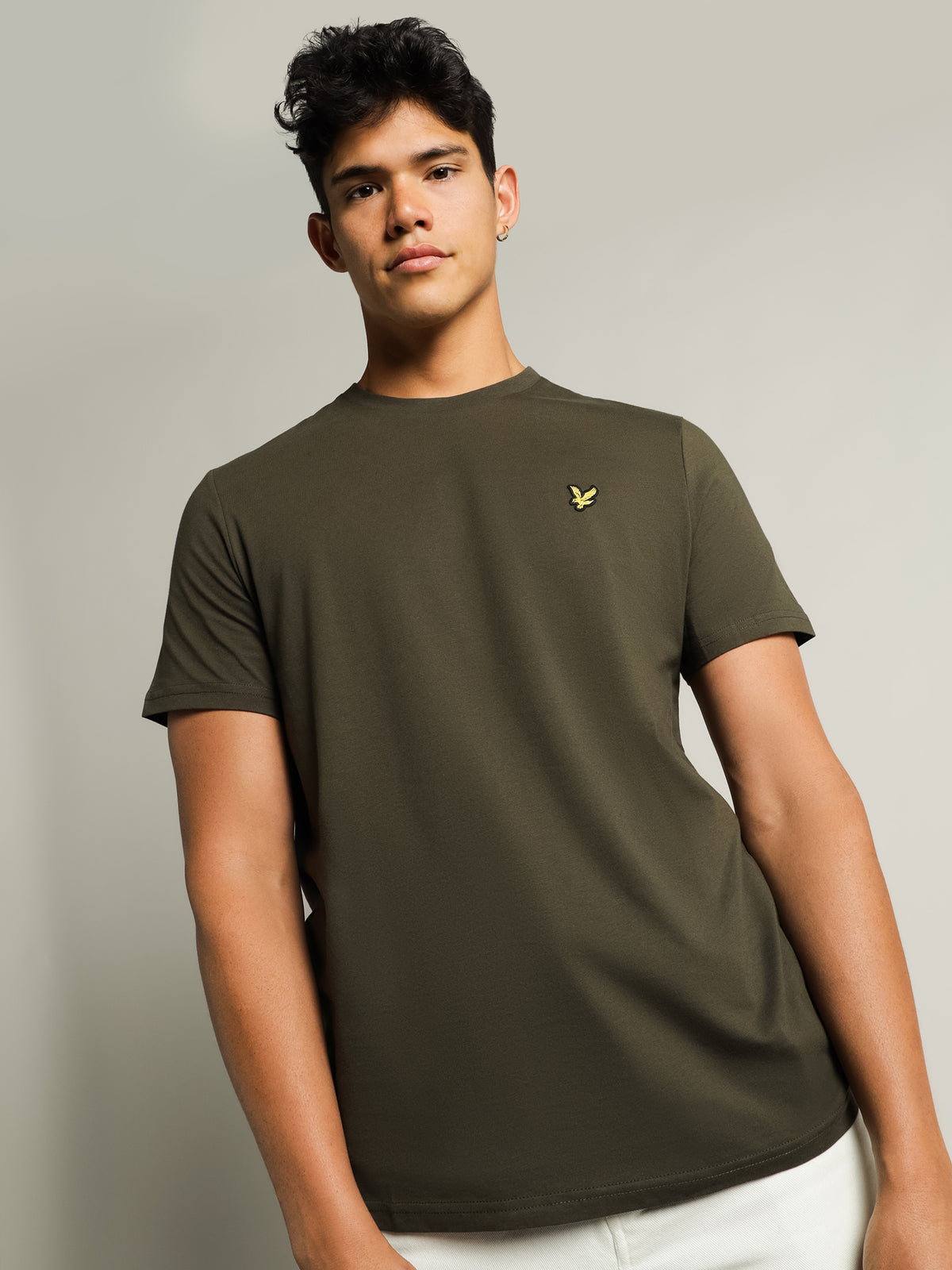Plain T-Shirt in Trek Green