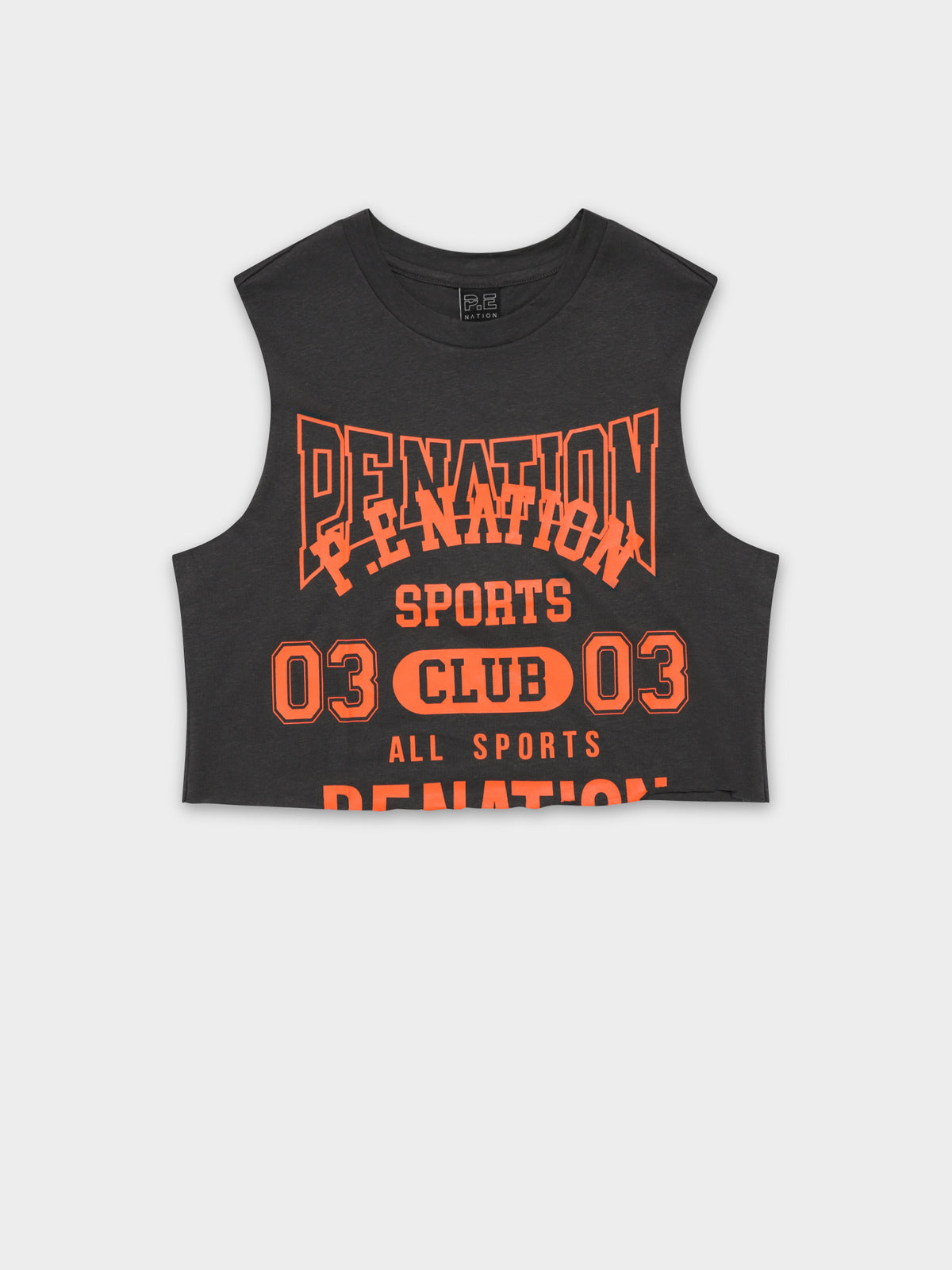 Pe Nation Game Card Tank | Charcoal