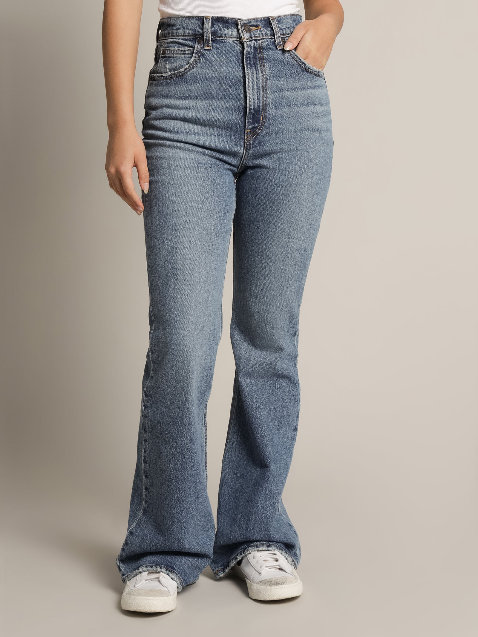 70s High Flare Jeans