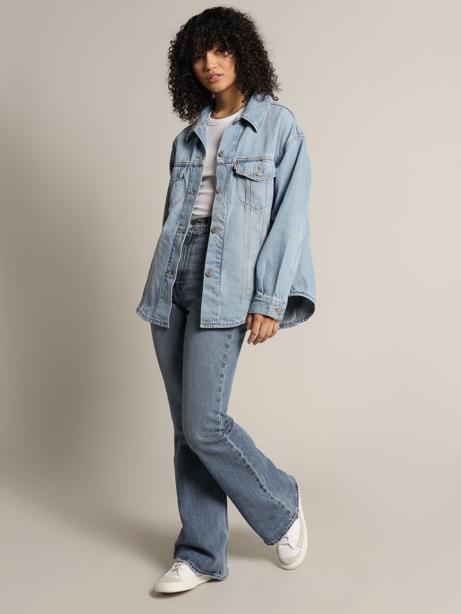 Shacket Trucker Denim Jacket