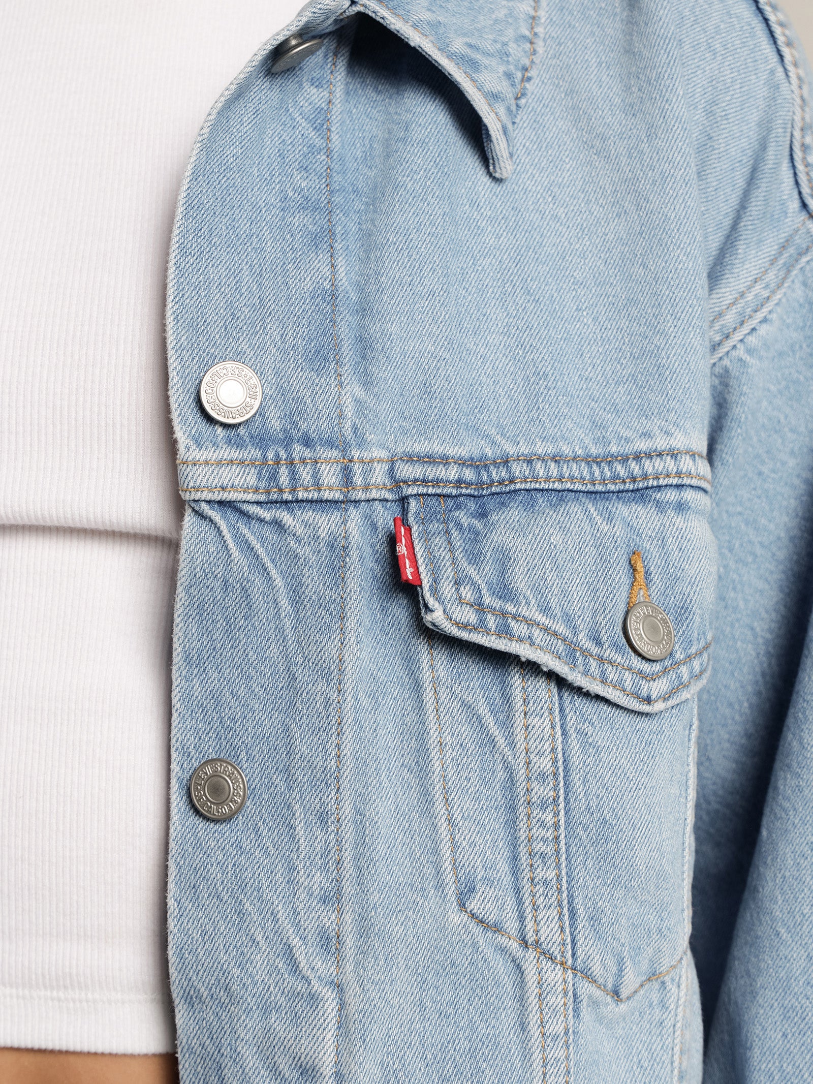 Shacket Trucker Denim Jacket