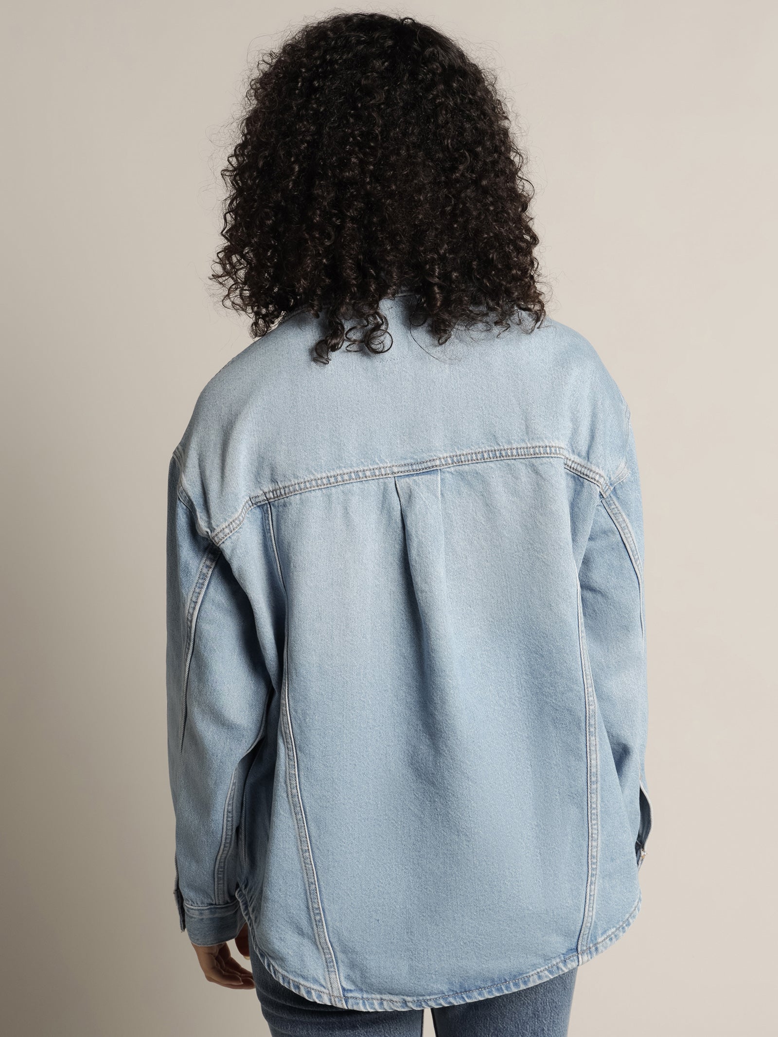 Shacket Trucker Denim Jacket