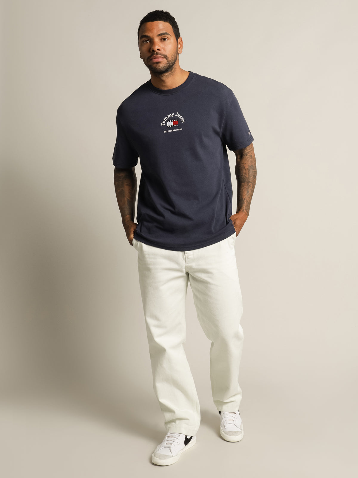 Timeless Organic Cotton T-Shirt in Navy