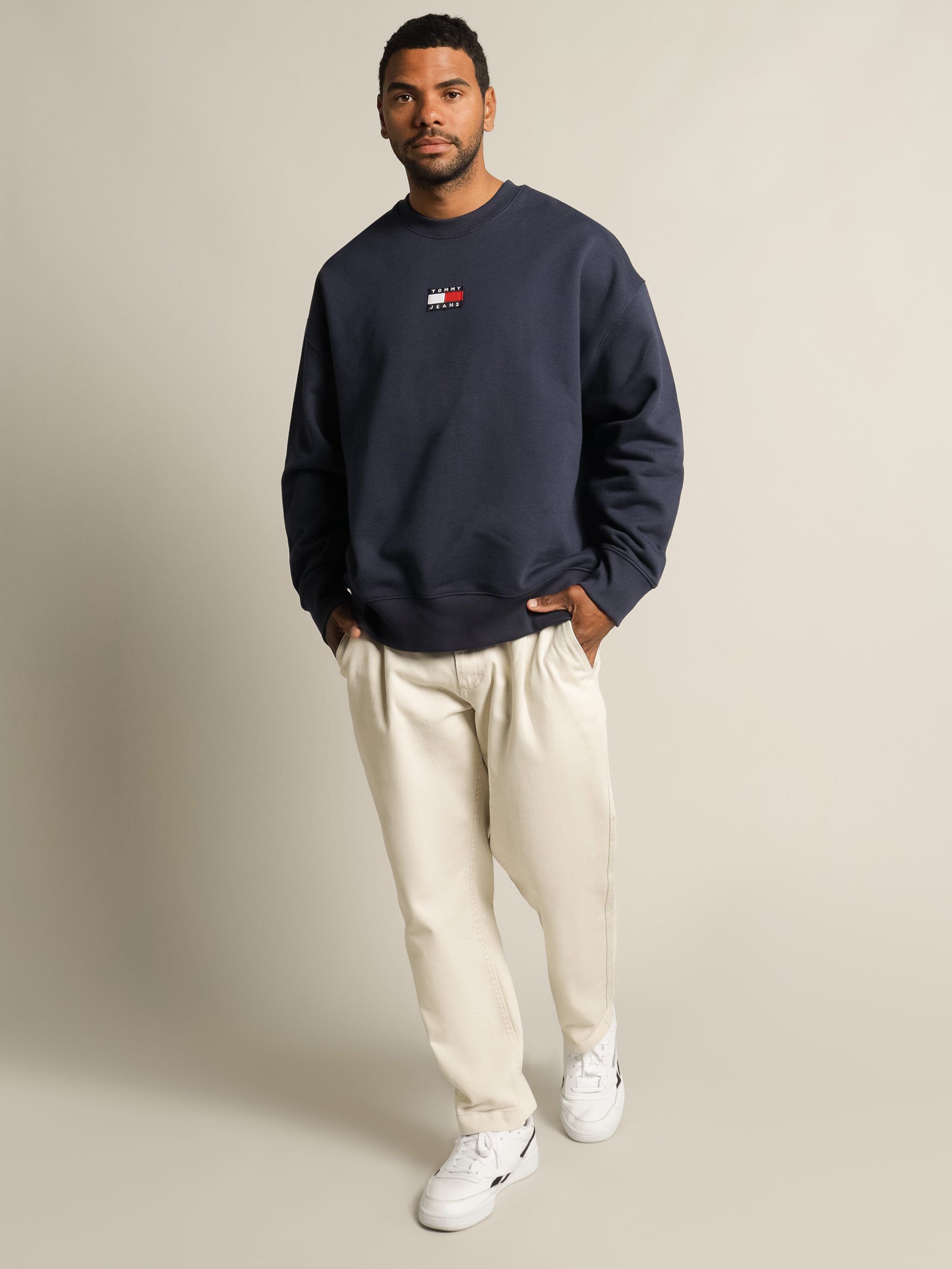 Tommy Badge Fleece Sweatshirt