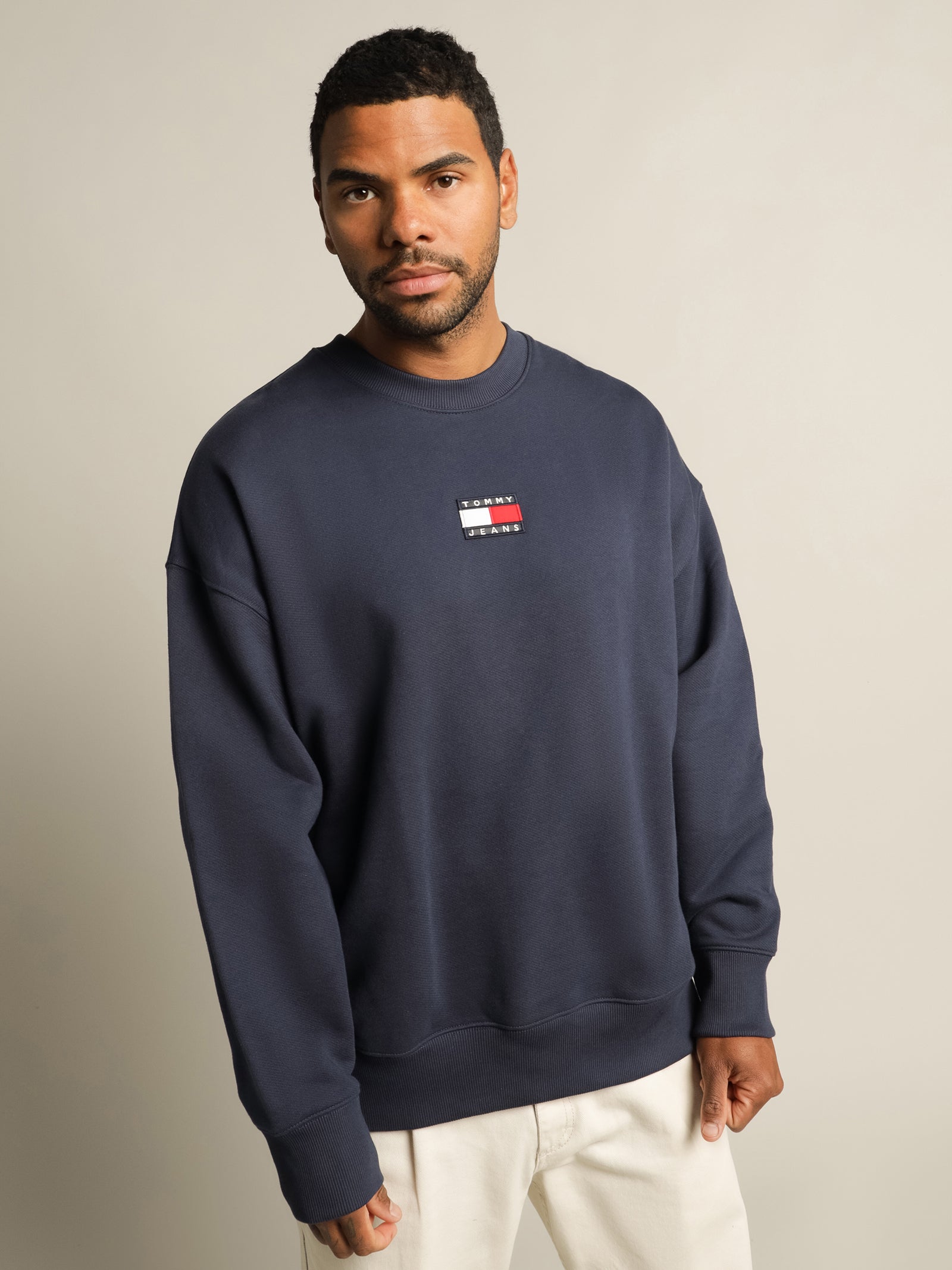Tommy Badge Fleece Sweatshirt