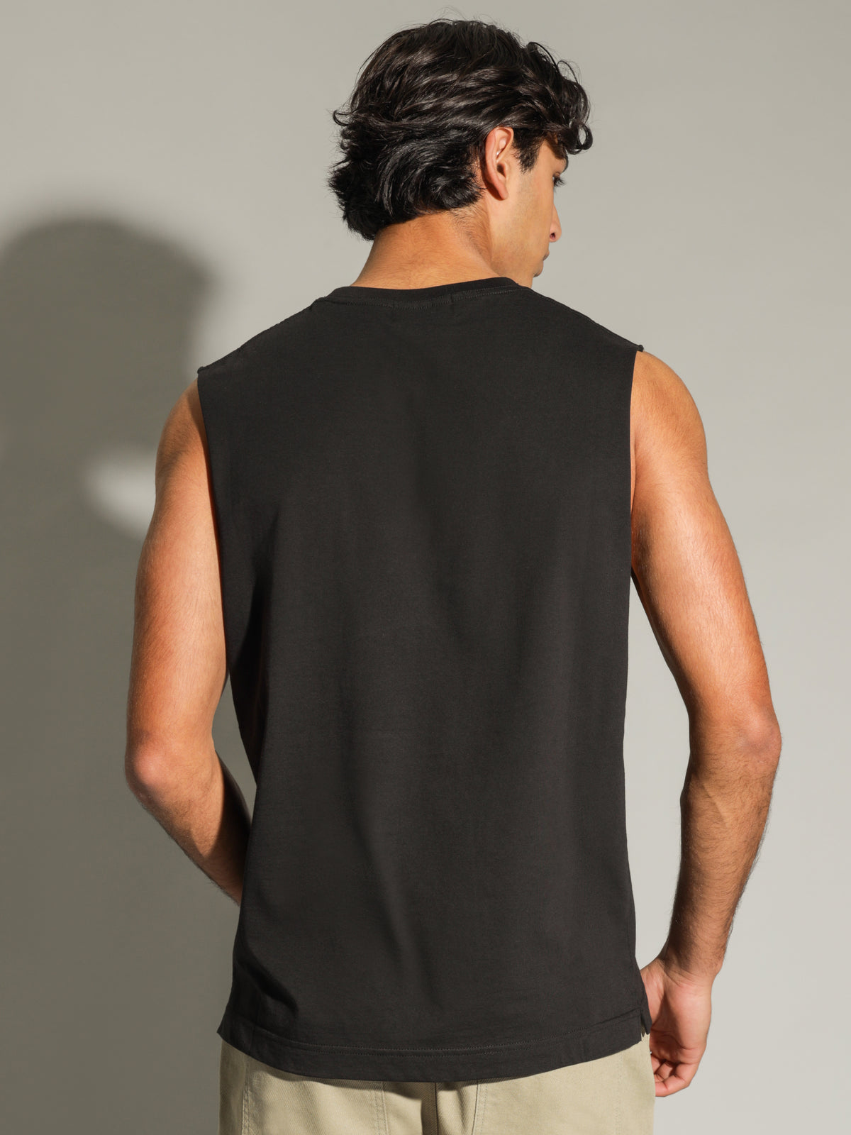 Classic Muscle Tank in Black