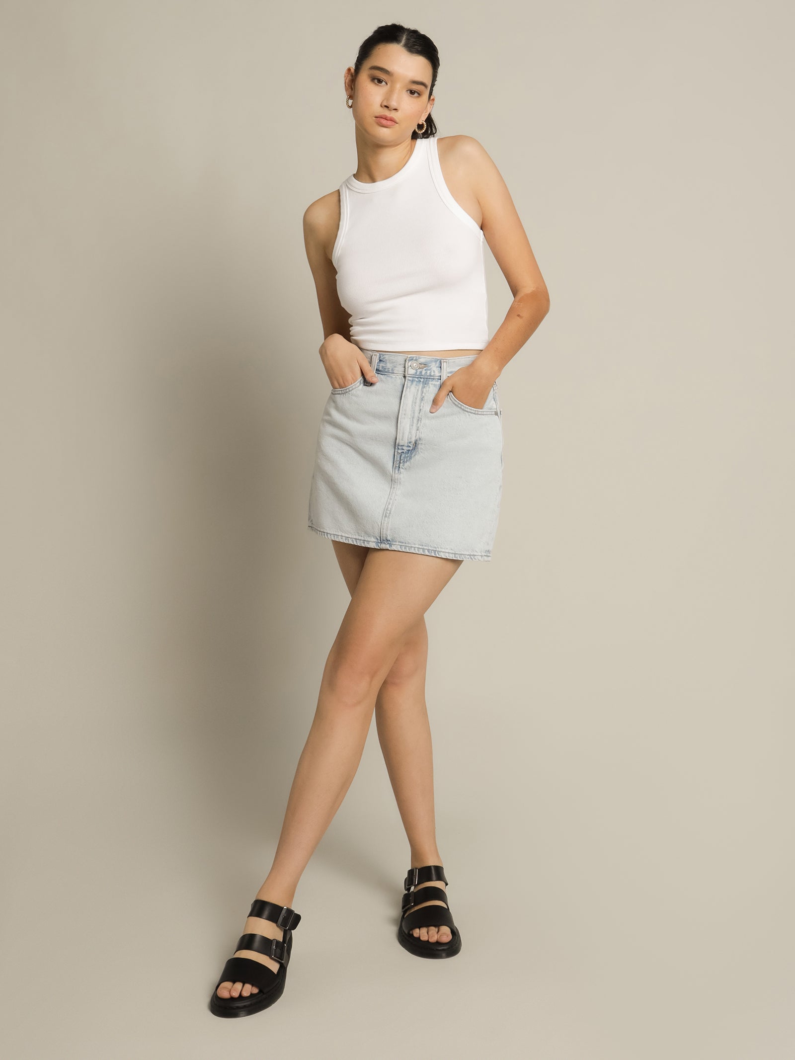 70s High Micro Mini Skirt