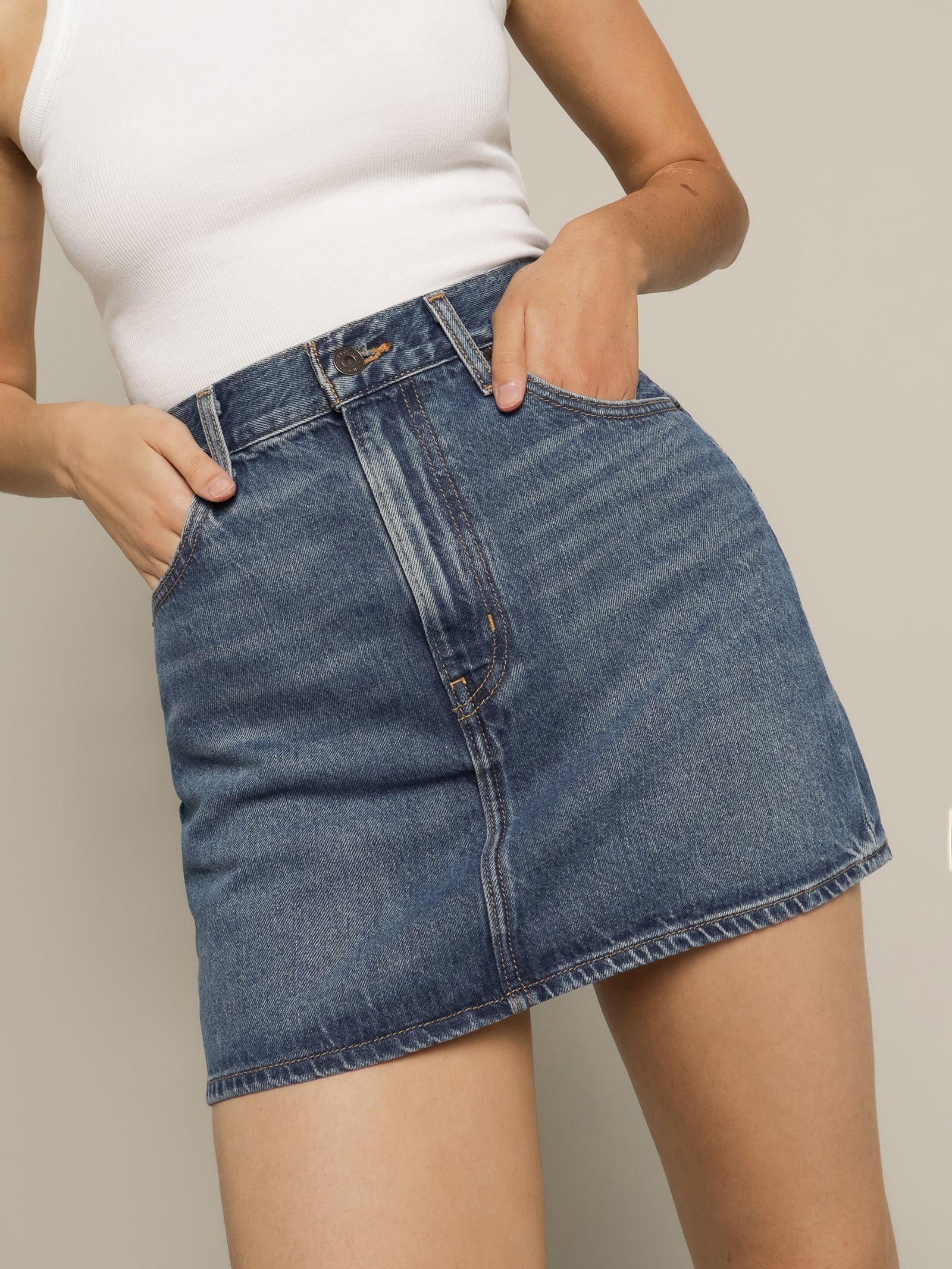 70s High Micro Mini Skirt