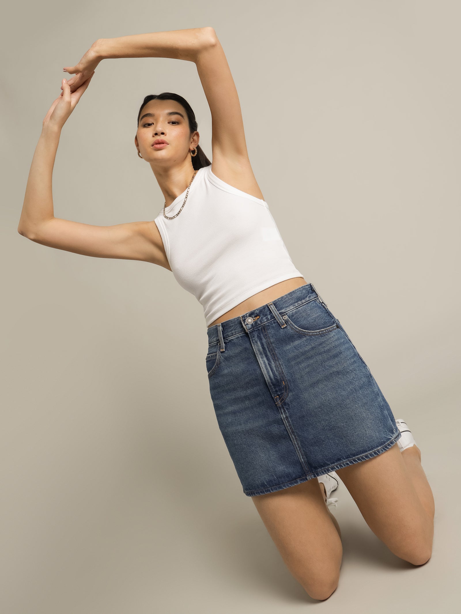 70s High Micro Mini Skirt