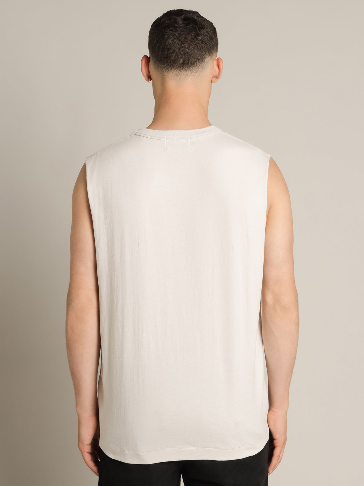 Article One Minimal Logo Muscle | Ecru