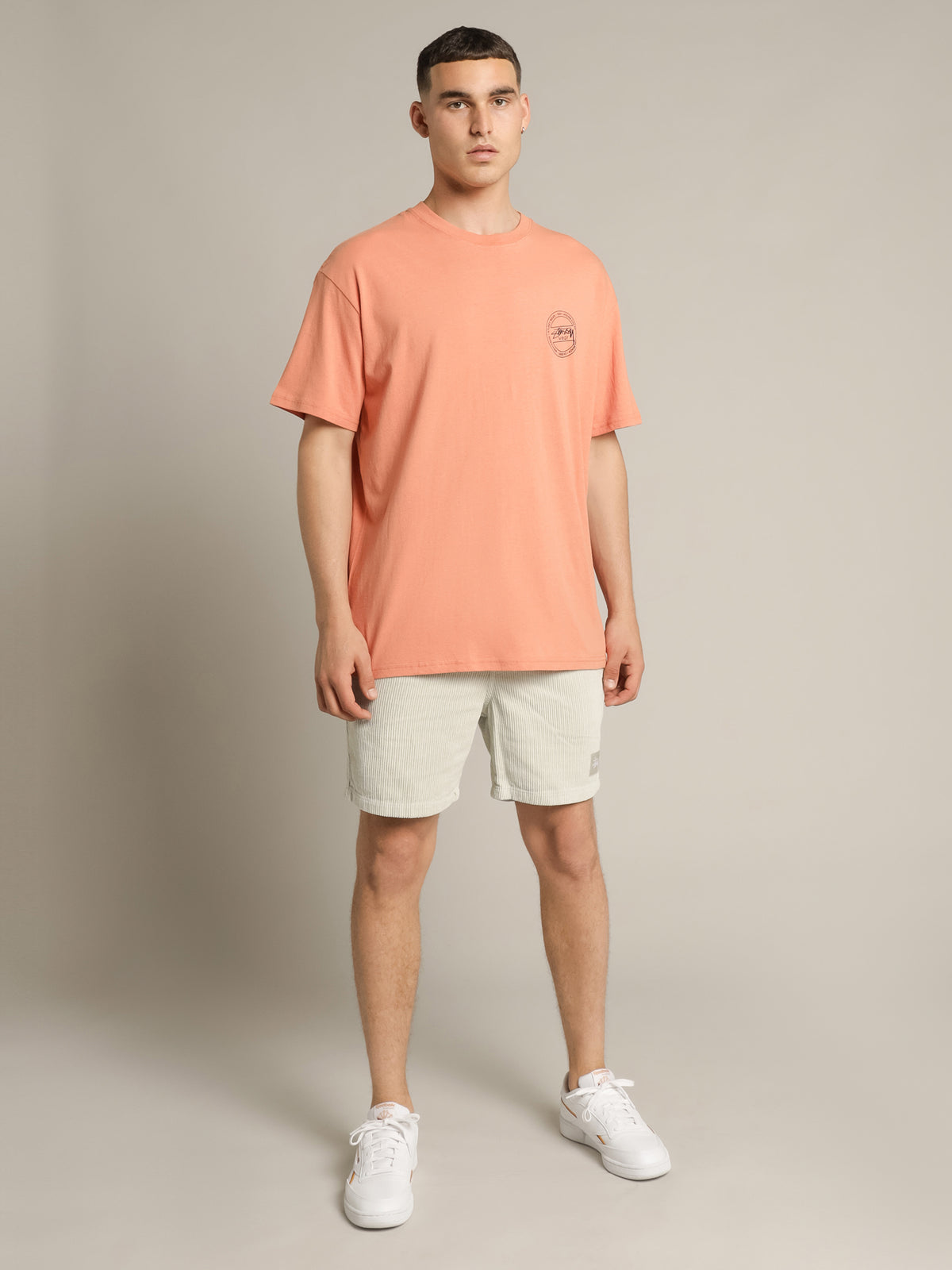 Stussy Wear Short Sleeve T-Shirt in Melon