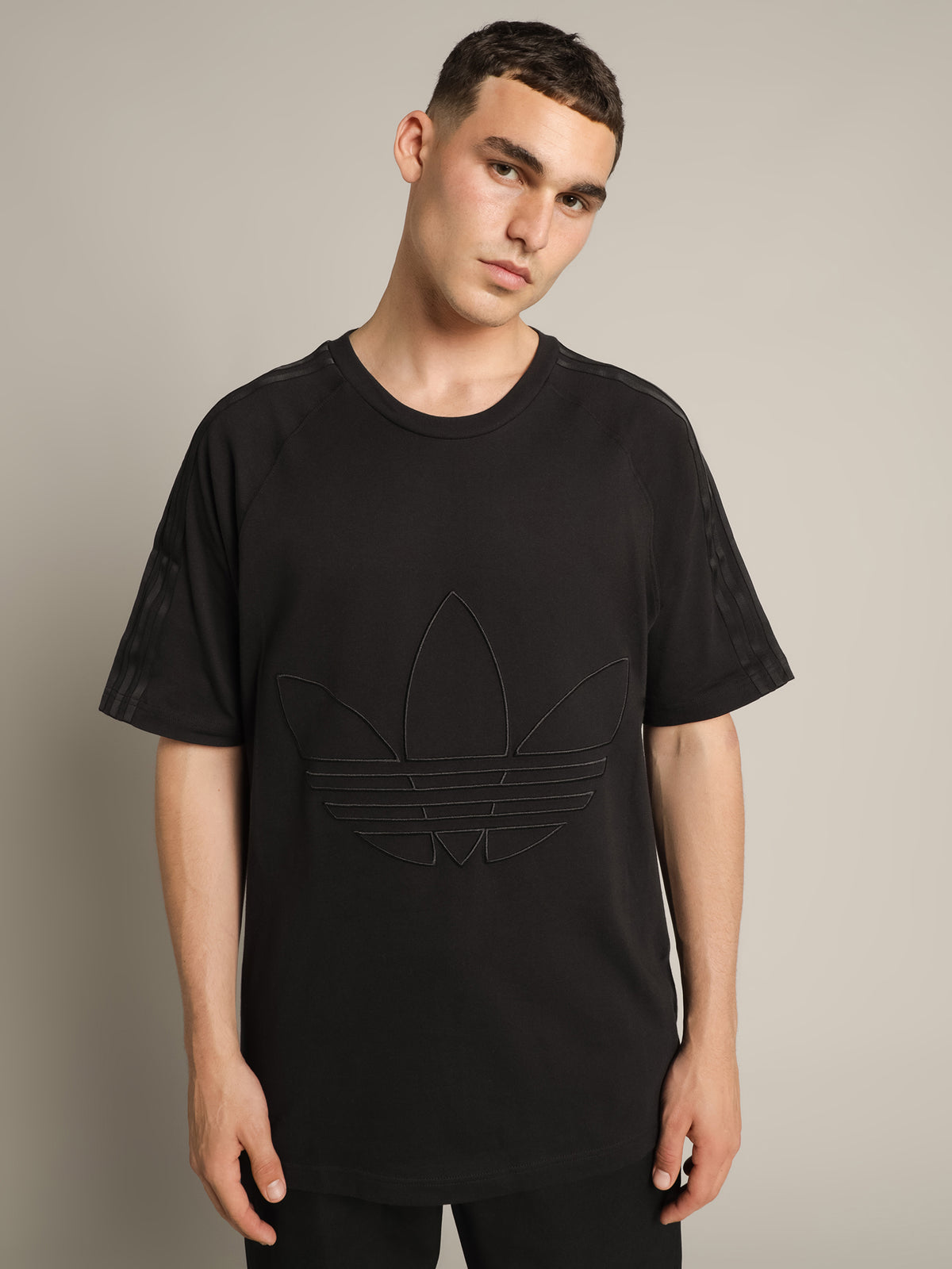 Graphics Tricolor T-Shirt in Black