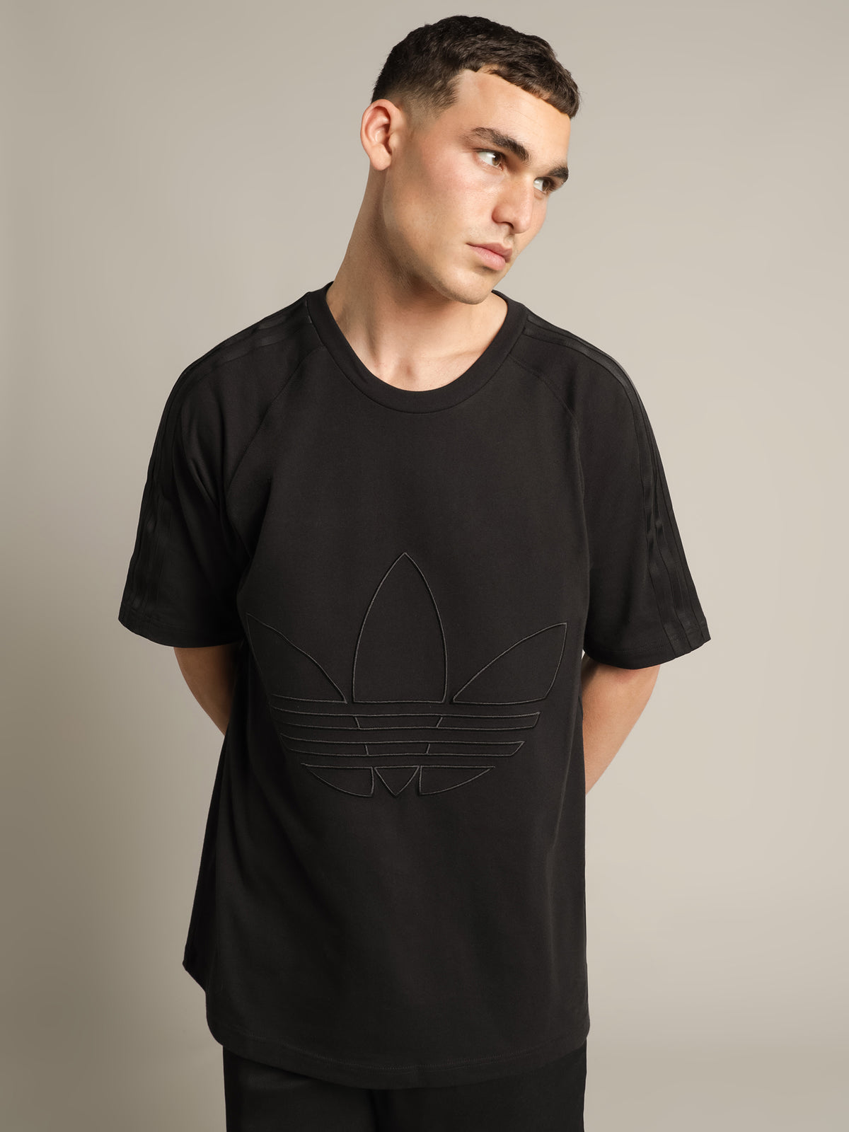 Graphics Tricolor T-Shirt in Black