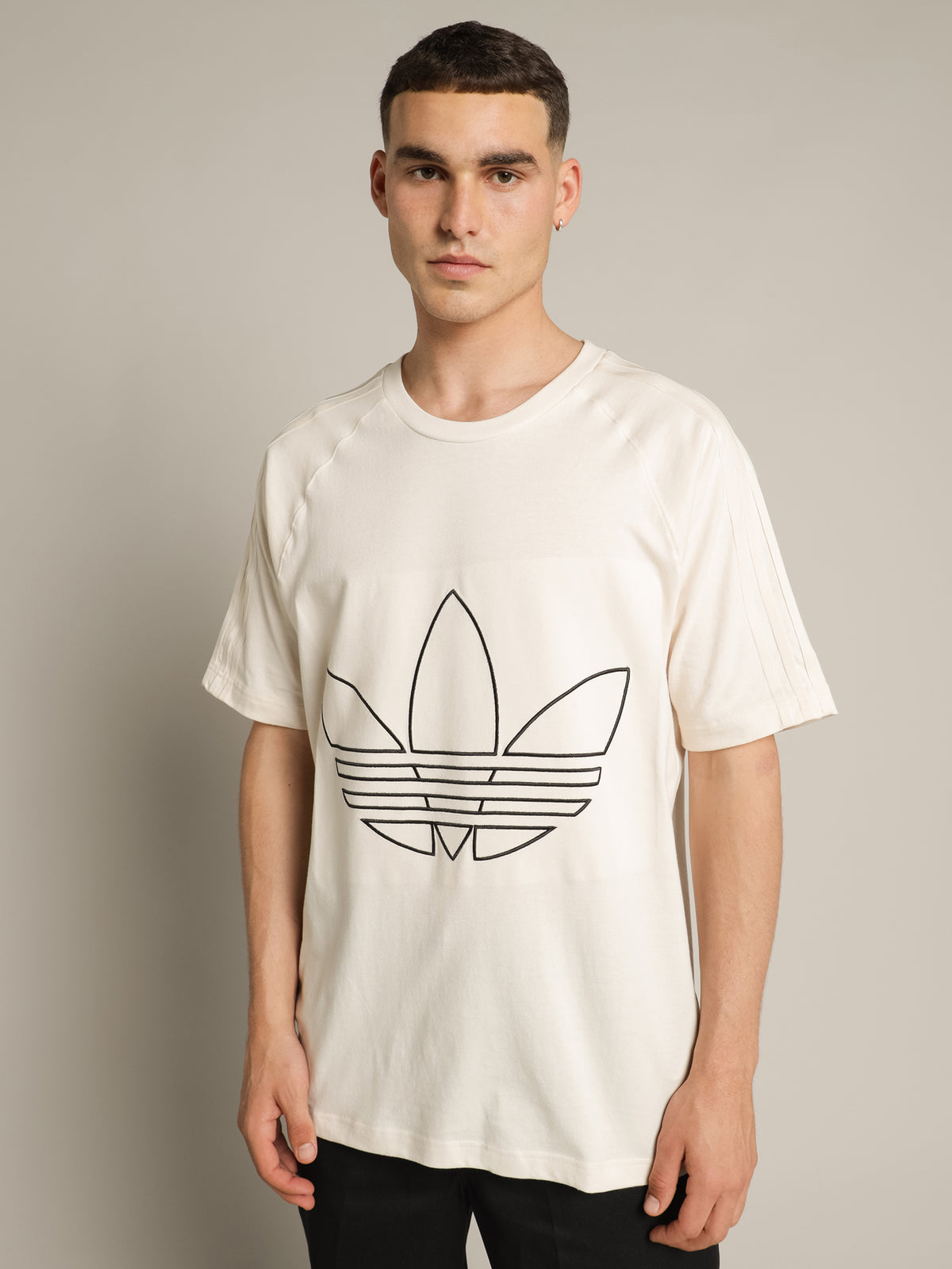Graphics Tricolor T-Shirt in Wonder White