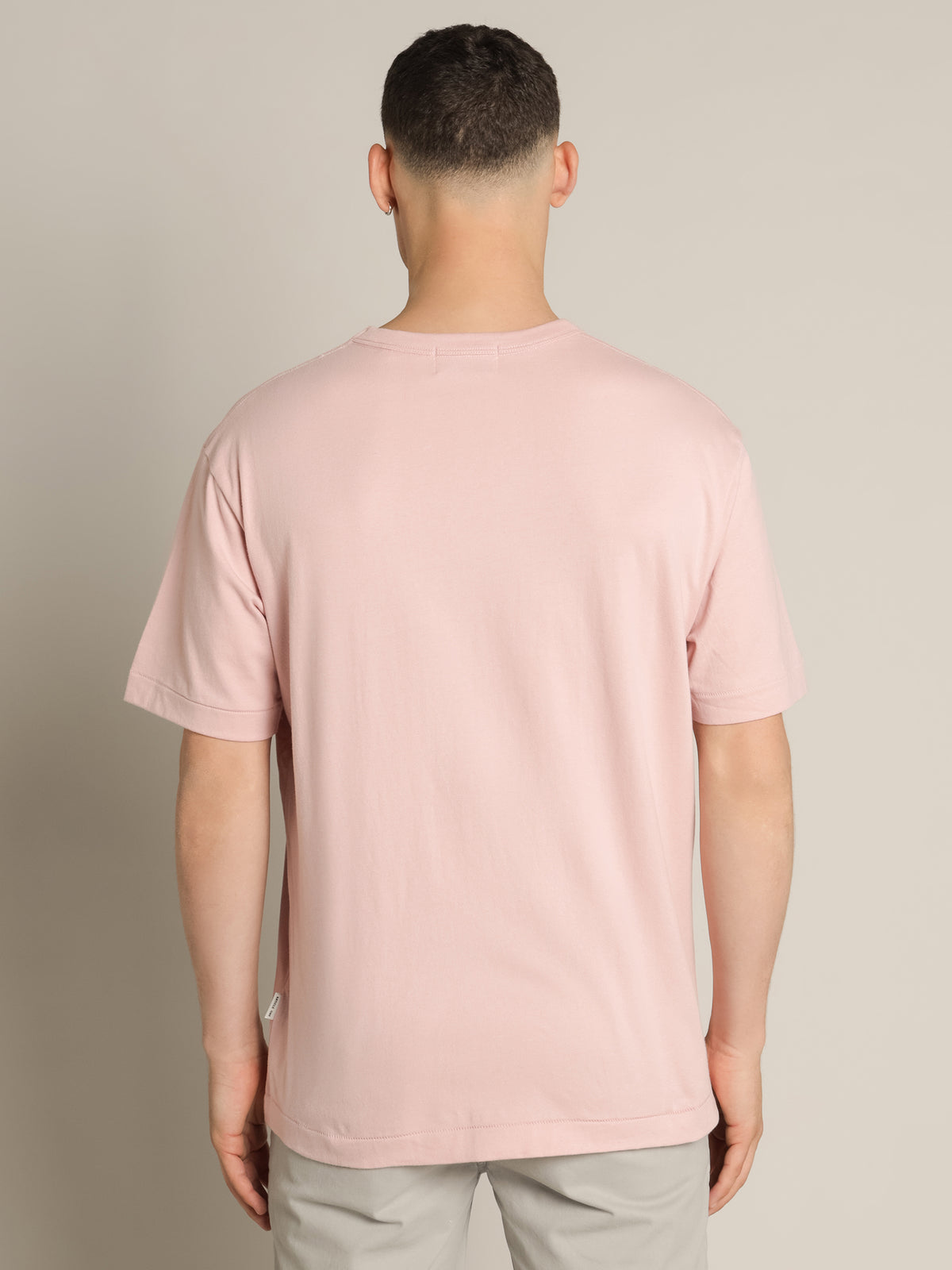 Minimal Logo T-Shirt in Candy Pink