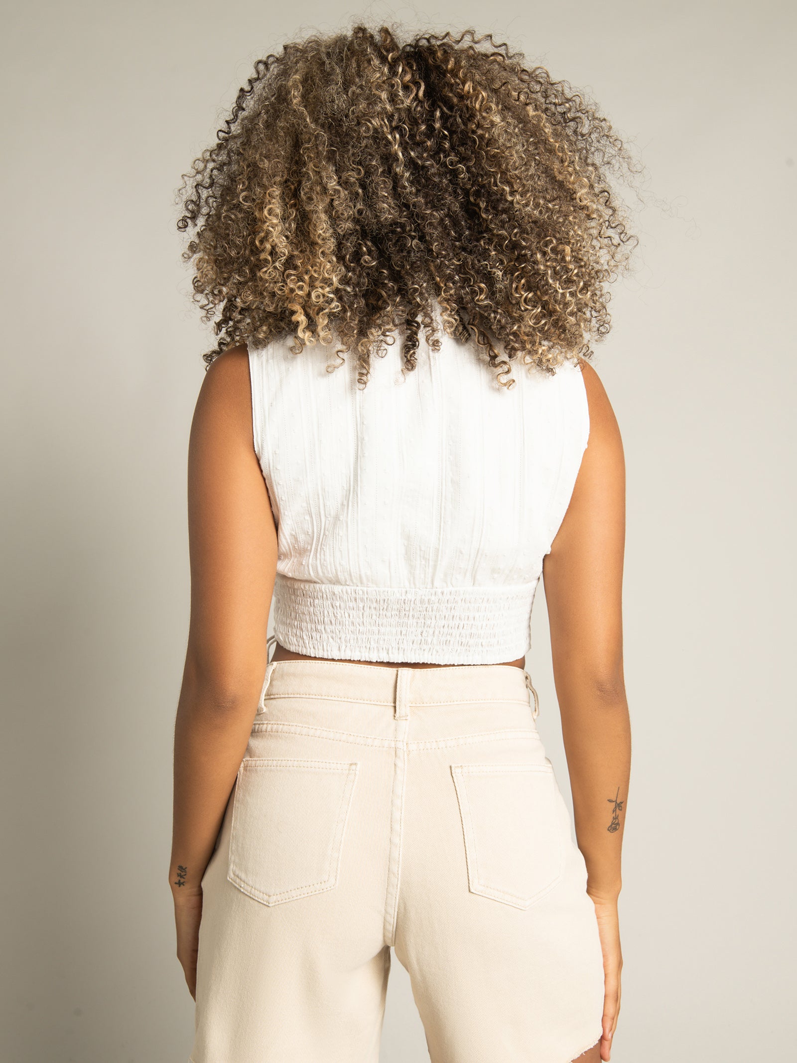 Beyond Her Railey Broderie Top White | Glue Store