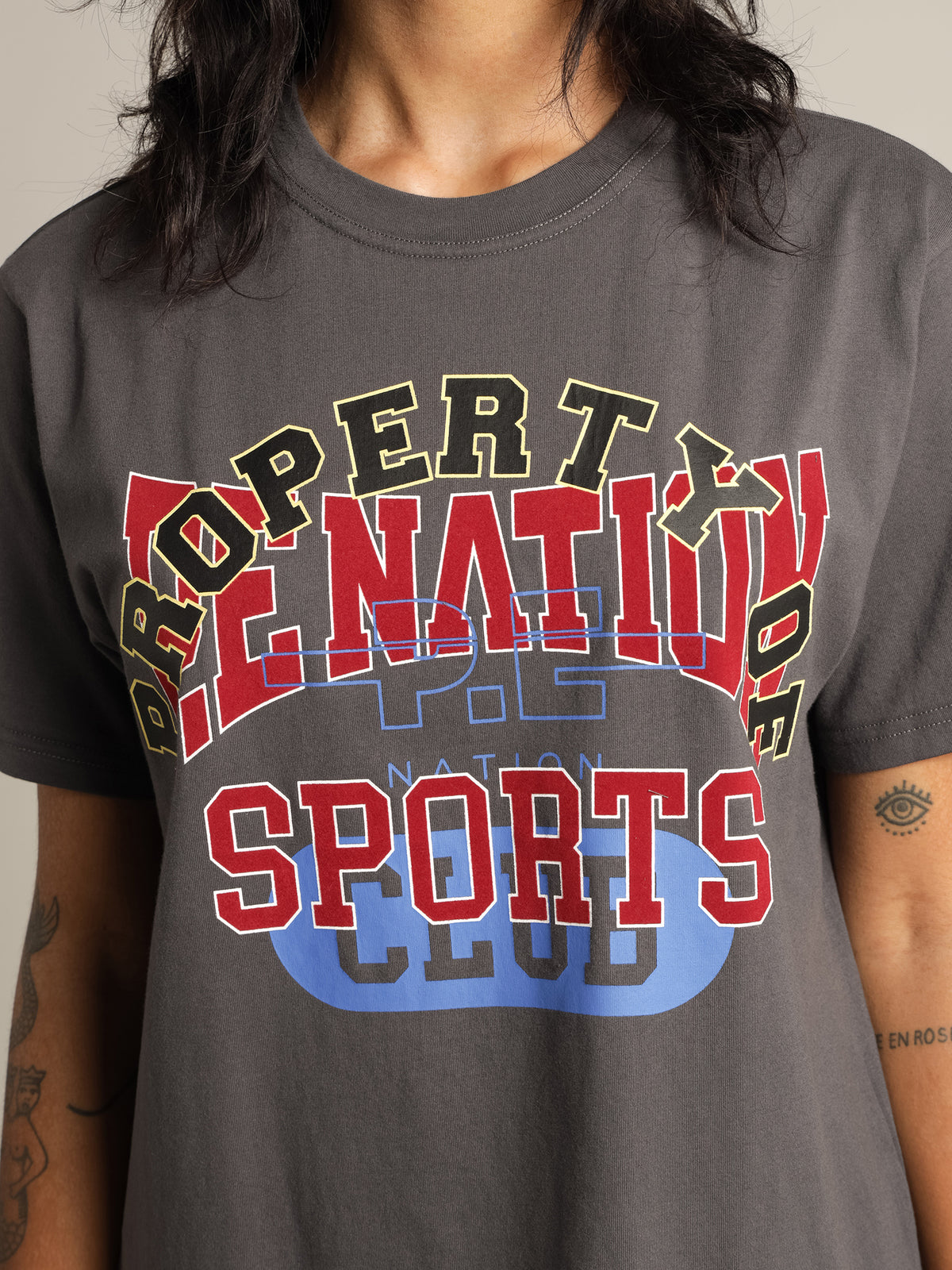 Game Day T-Shirt in Charcoal