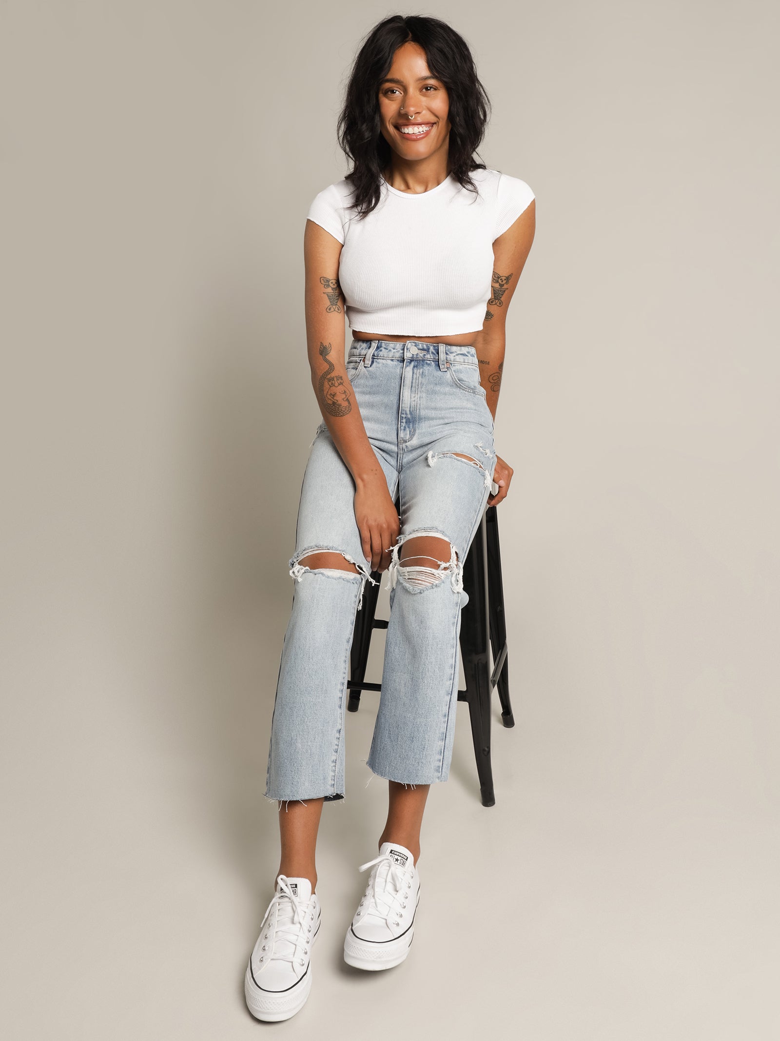 A Venice Straight Leg Jeans