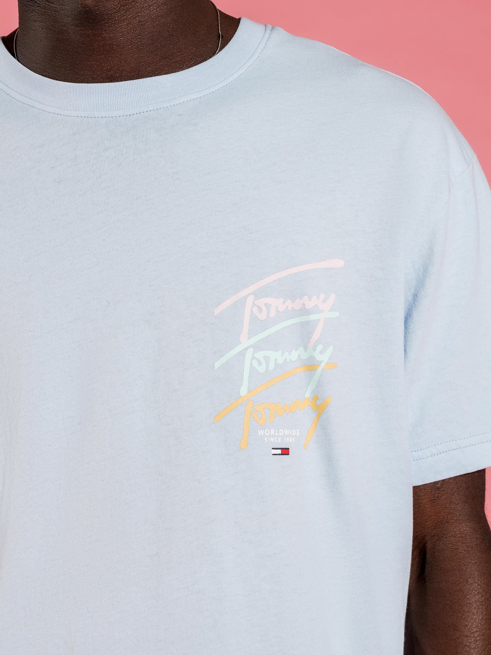 Pastel Repeat Signature Logo T-Shirt