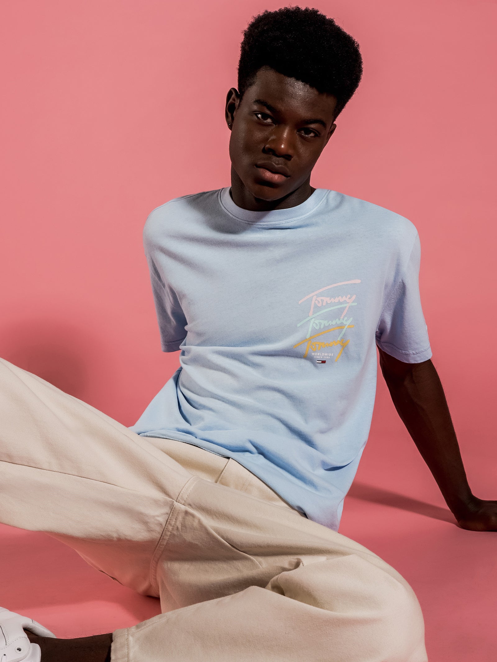 Pastel Repeat Signature Logo T-Shirt