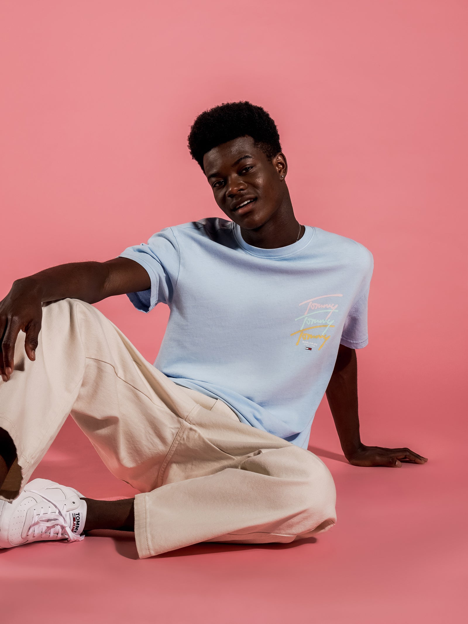 Pastel Repeat Signature Logo T-Shirt